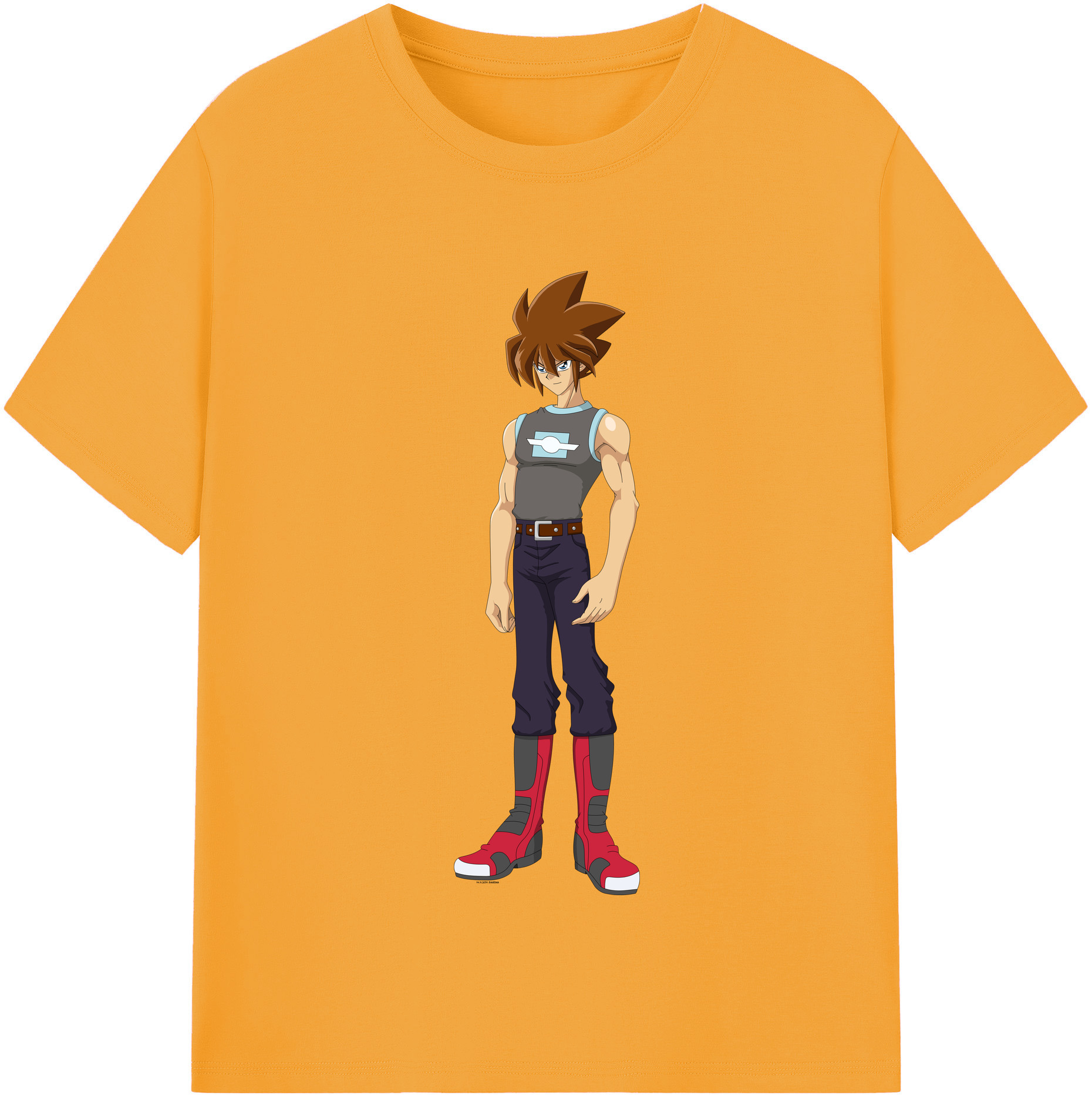 （画像用） 遊☆戯☆王 Yu-Gi-Oh! レディースカジュアルプリントTシャツ（綿100％）