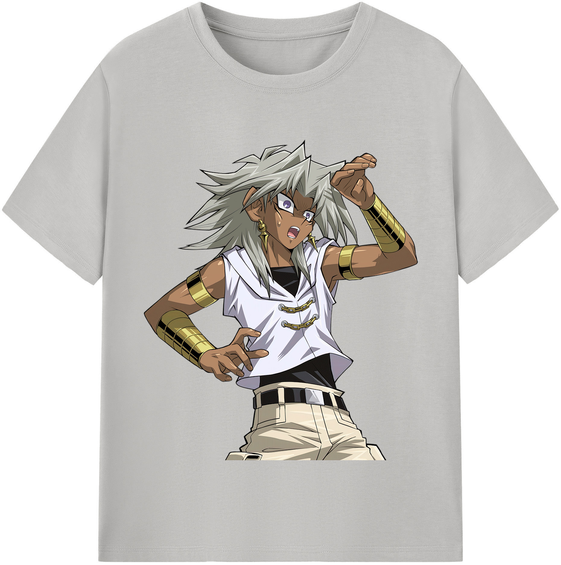 （画像用） 遊☆戯☆王 Yu-Gi-Oh! レディースカジュアルプリントTシャツ（綿100％）