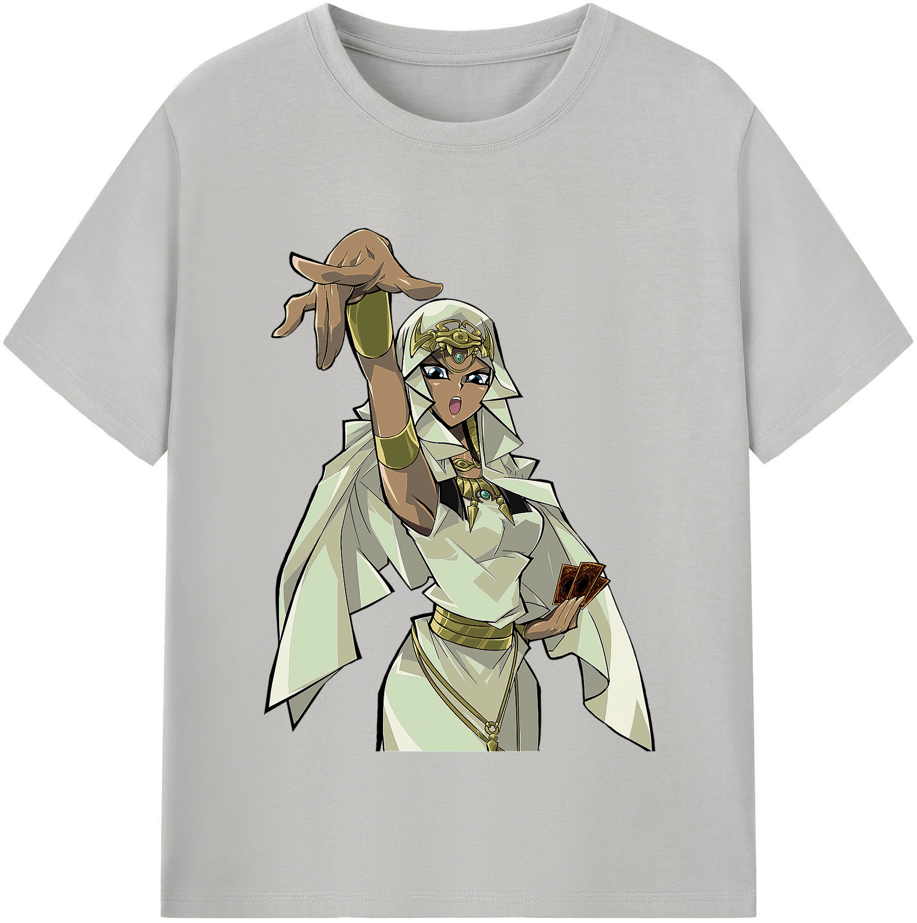 （画像用） 遊☆戯☆王 Yu-Gi-Oh! レディースカジュアルプリントTシャツ（綿100％）