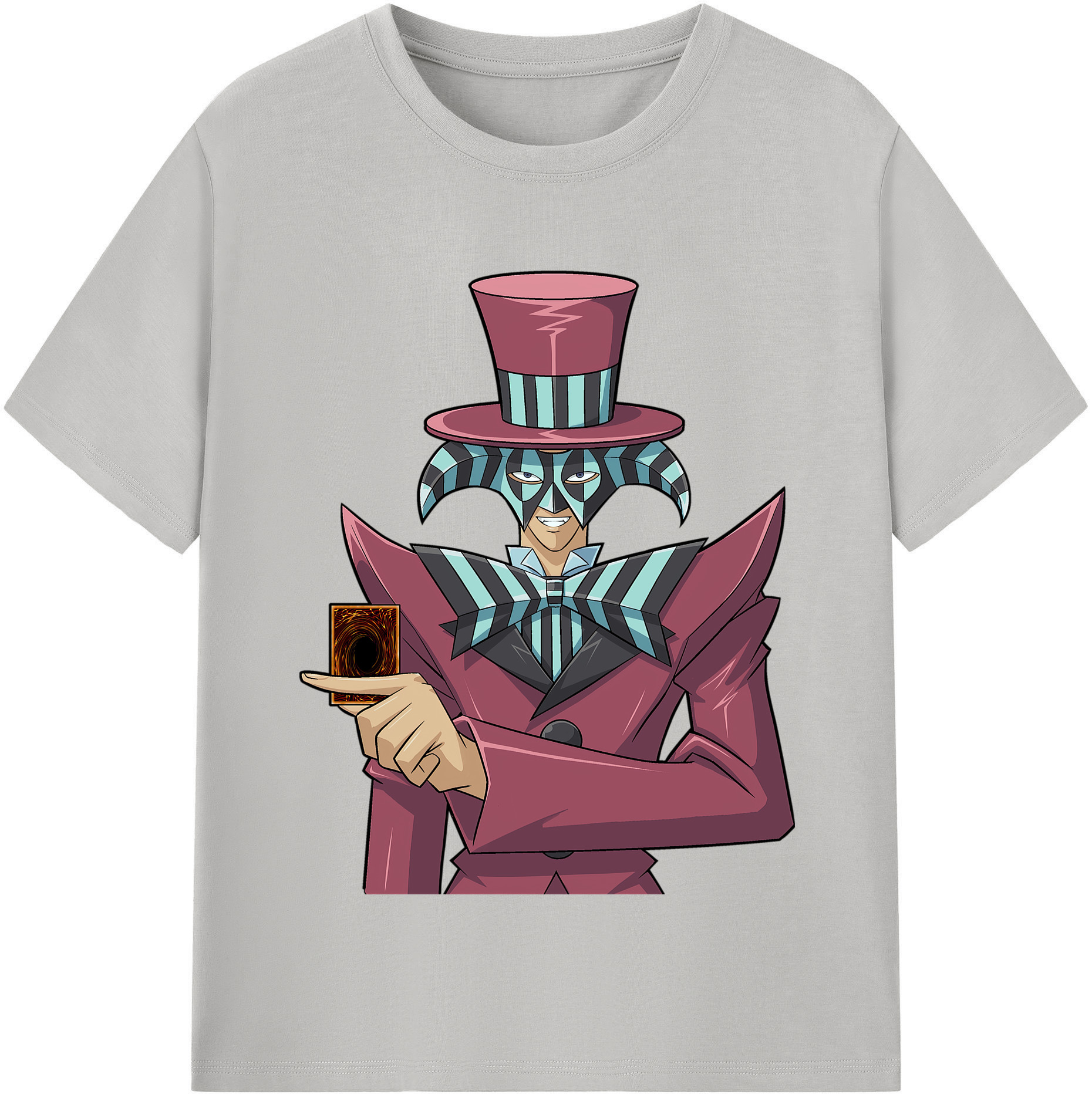 （画像用） 遊☆戯☆王 Yu-Gi-Oh! レディースカジュアルプリントTシャツ（綿100％）