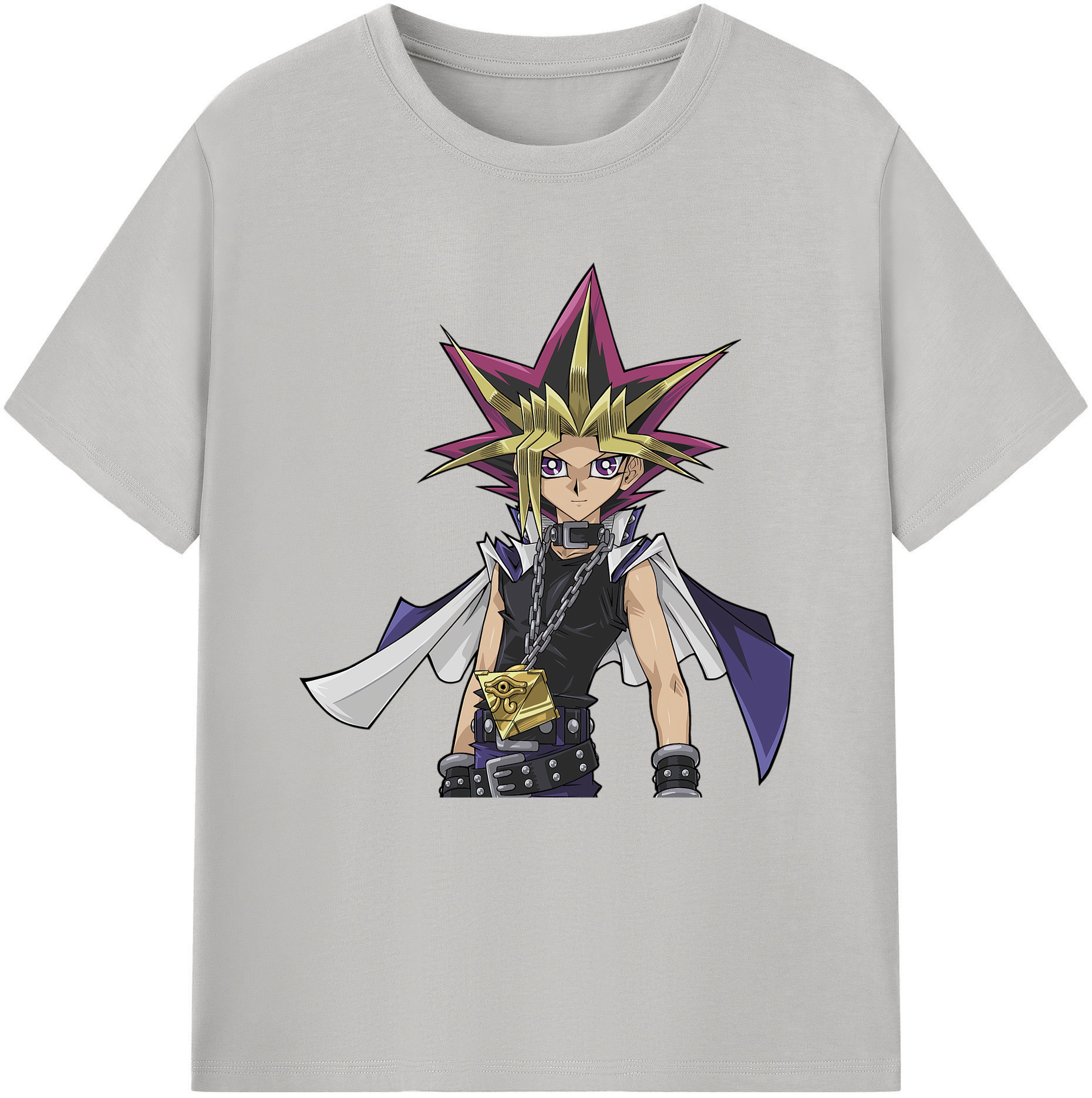 （画像用） 遊☆戯☆王 Yu-Gi-Oh! レディースカジュアルプリントTシャツ（綿100％）