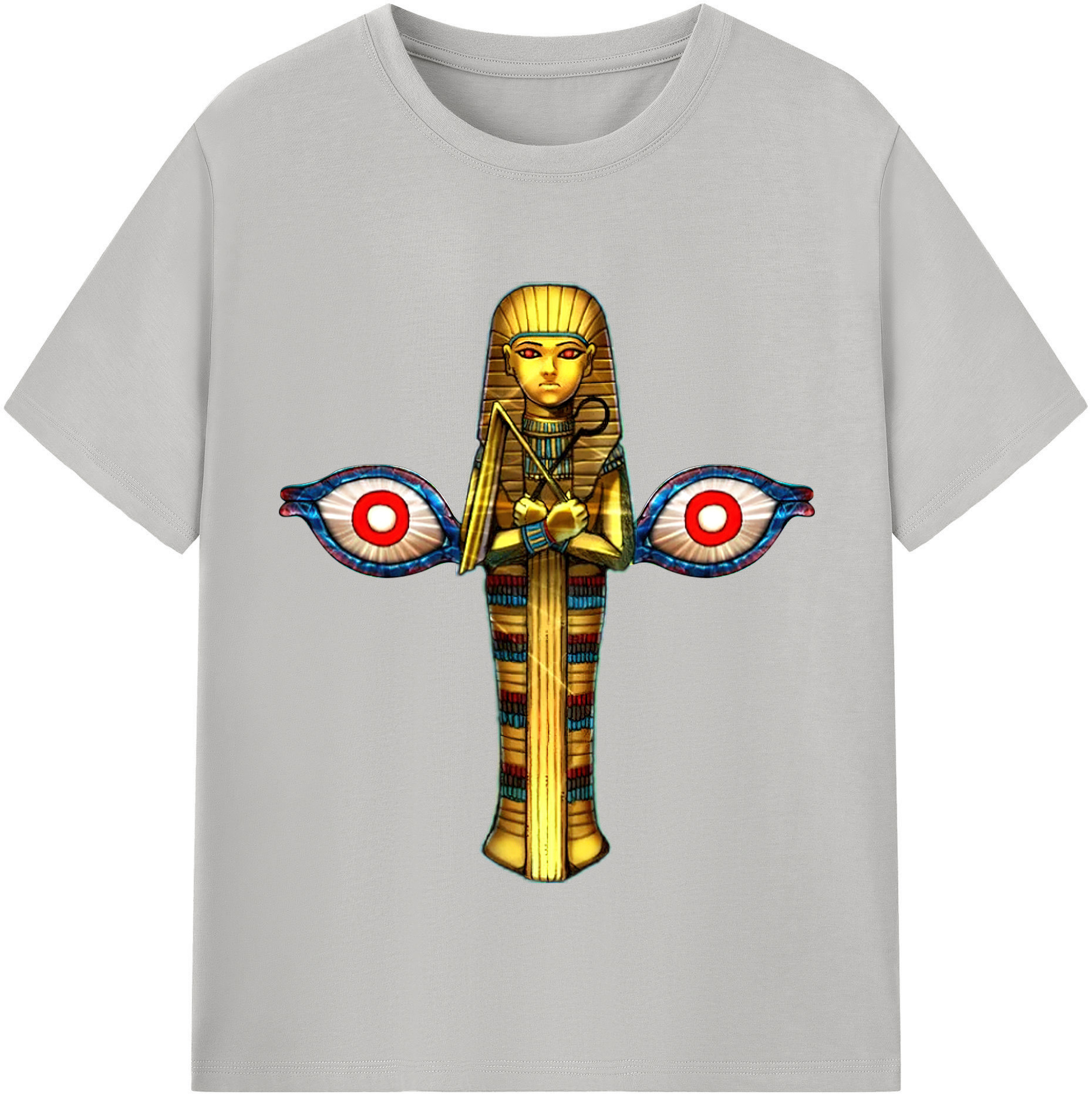 （画像用） 遊☆戯☆王 Yu-Gi-Oh! レディースカジュアルプリントTシャツ（綿100％）
