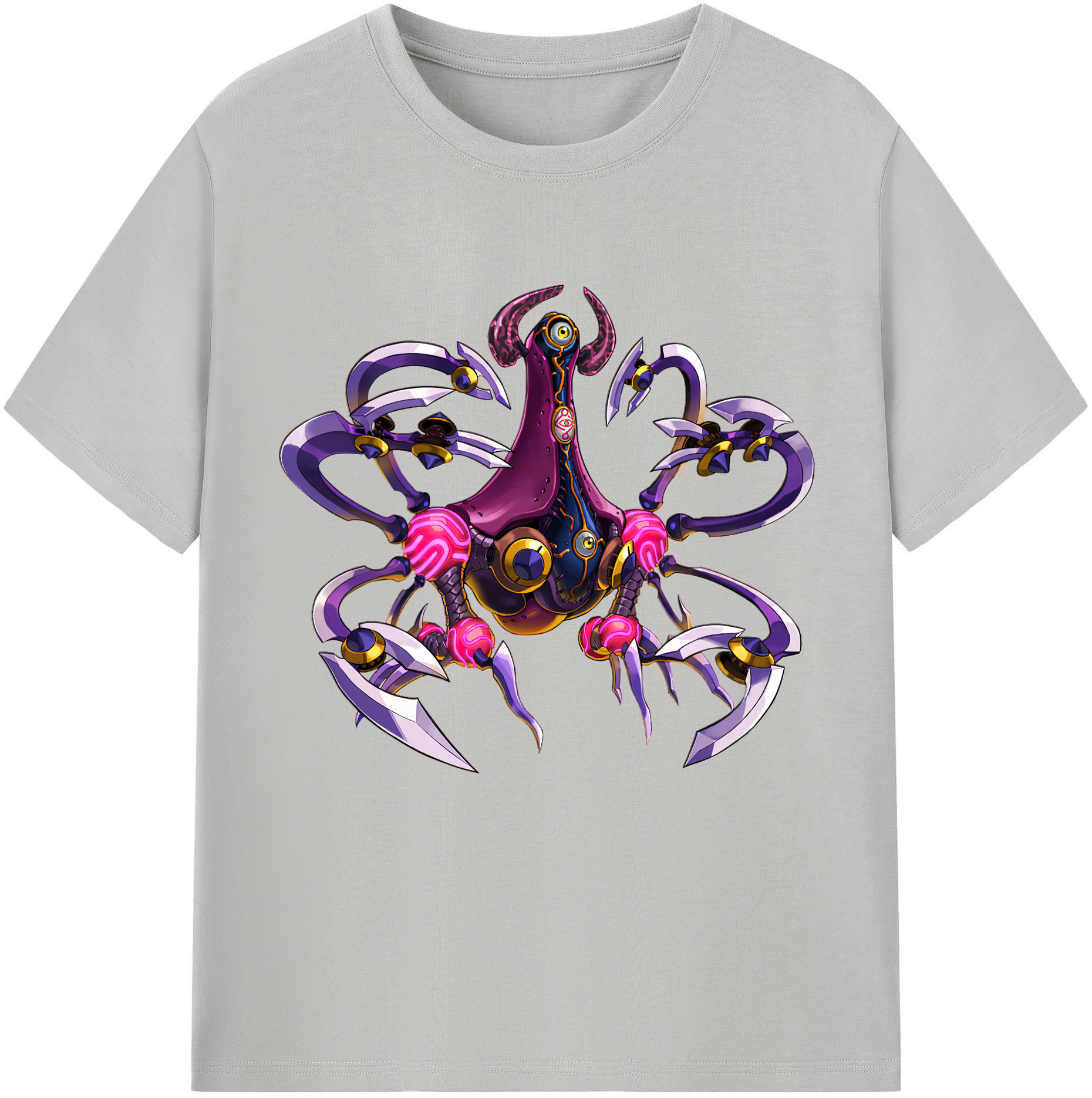 （画像用） 遊☆戯☆王 Yu-Gi-Oh! レディースカジュアルプリントTシャツ（綿100％）