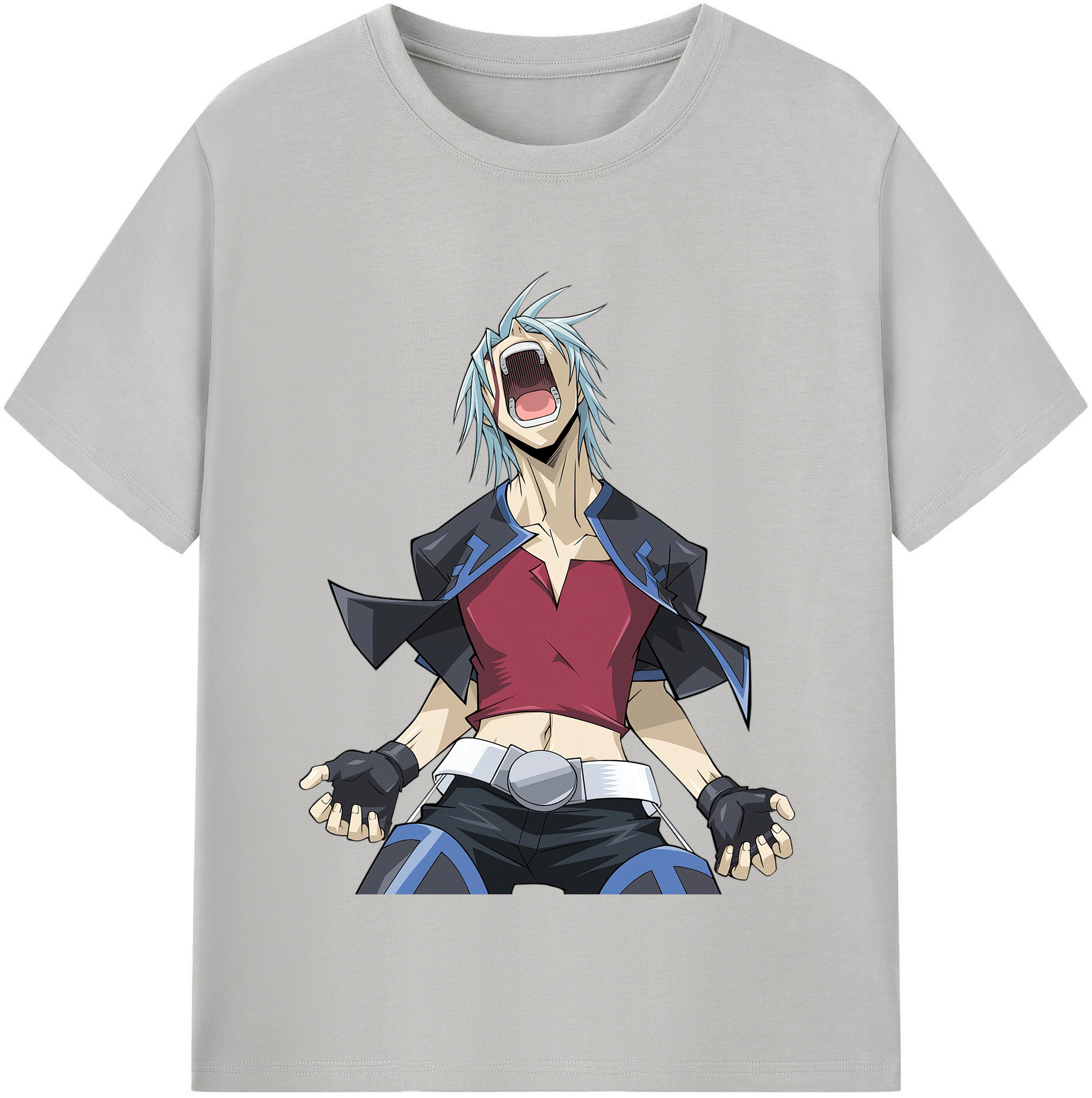 （画像用） 遊☆戯☆王 Yu-Gi-Oh! レディースカジュアルプリントTシャツ（綿100％）