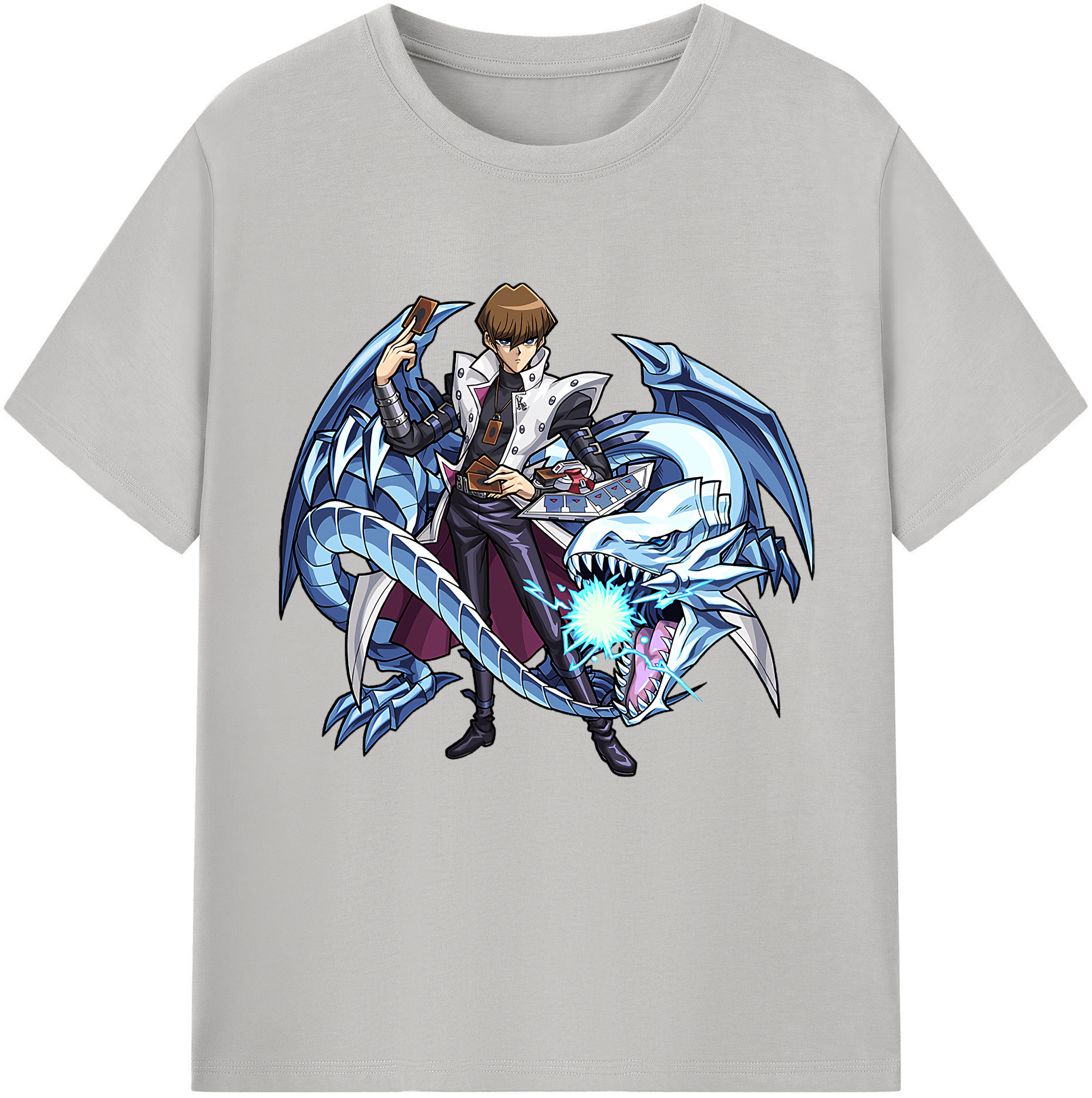 （画像用） 遊☆戯☆王 Yu-Gi-Oh! レディースカジュアルプリントTシャツ（綿100％）