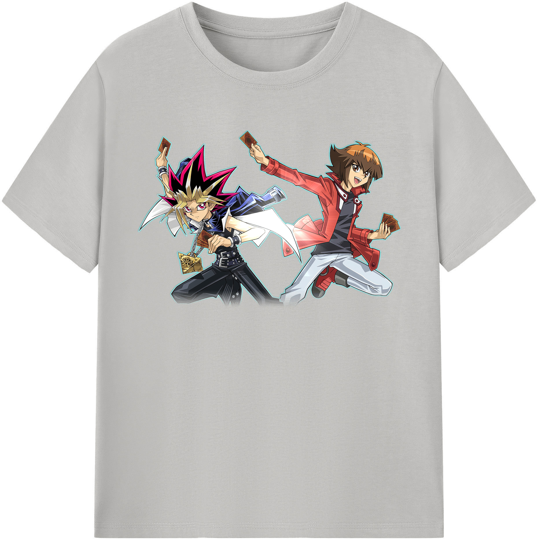 （画像用） 遊☆戯☆王 Yu-Gi-Oh! レディースカジュアルプリントTシャツ（綿100％）