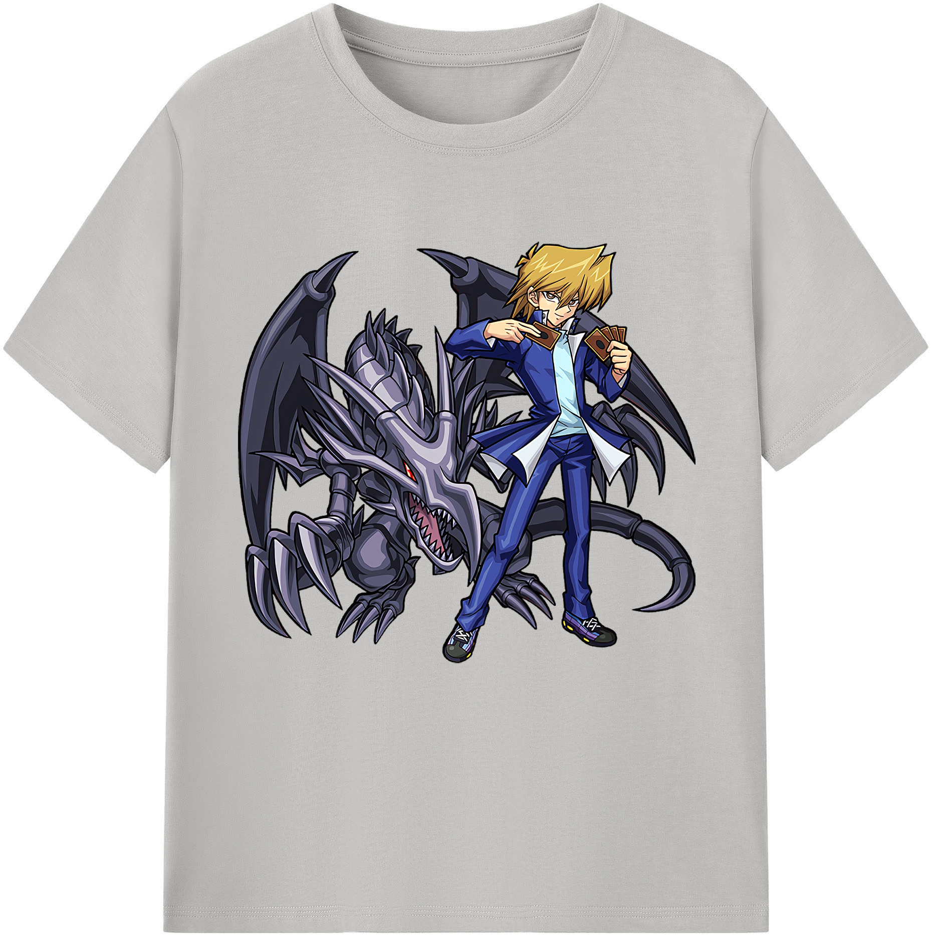 （画像用） 遊☆戯☆王 Yu-Gi-Oh! レディースカジュアルプリントTシャツ（綿100％）