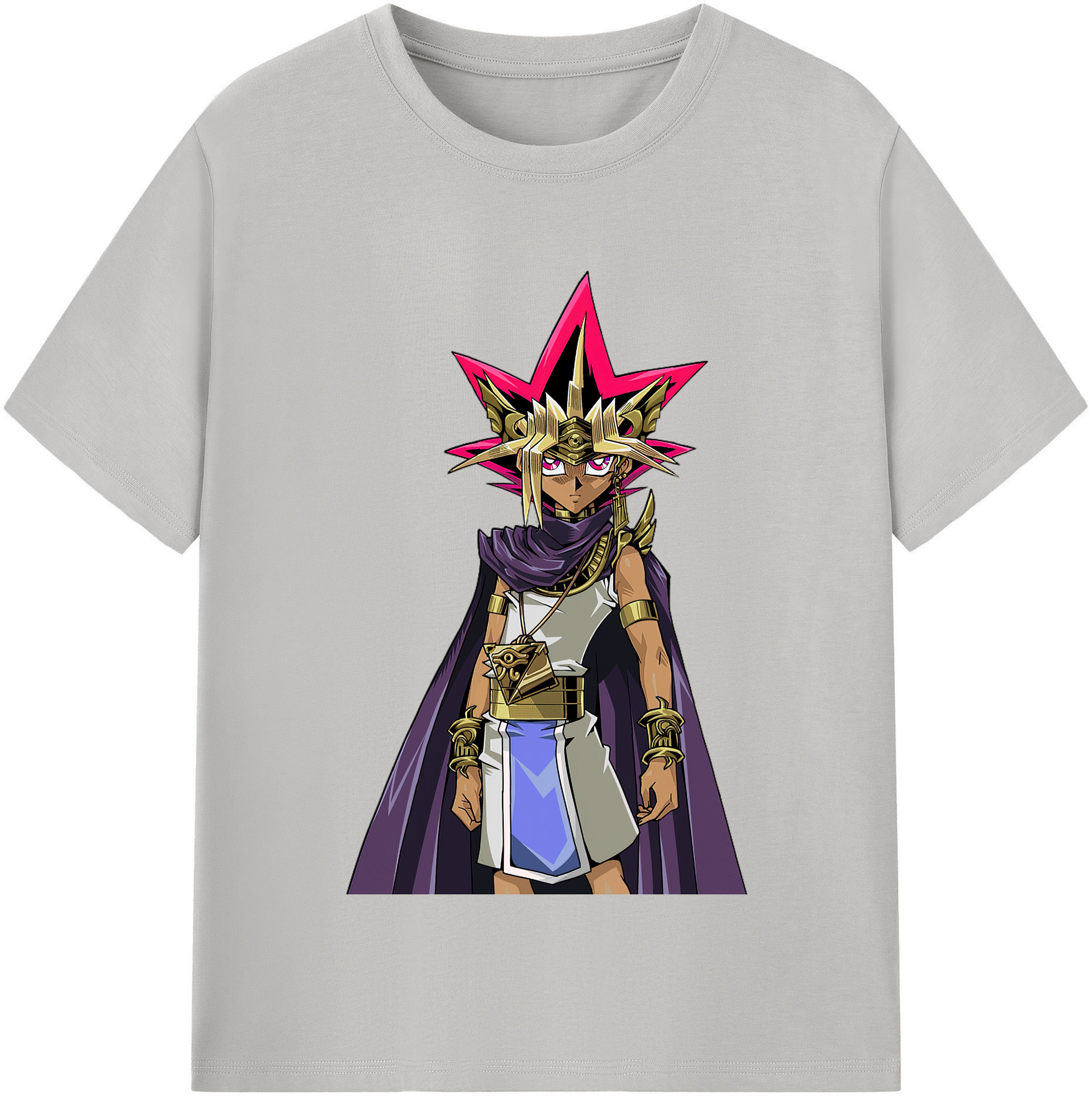 （画像用） 遊☆戯☆王 Yu-Gi-Oh! レディースカジュアルプリントTシャツ（綿100％）