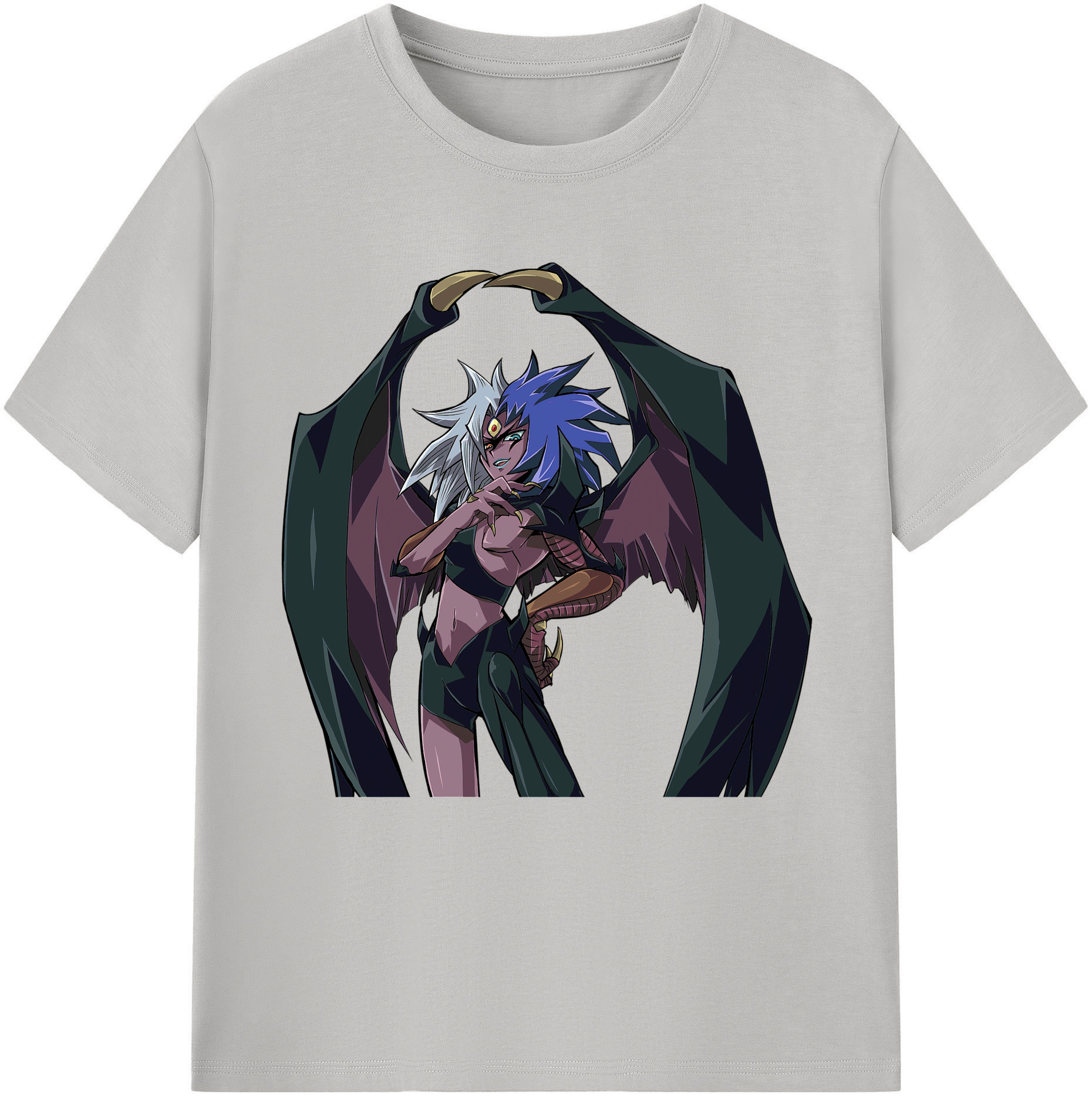 （画像用） 遊☆戯☆王 Yu-Gi-Oh! レディースカジュアルプリントTシャツ（綿100％）