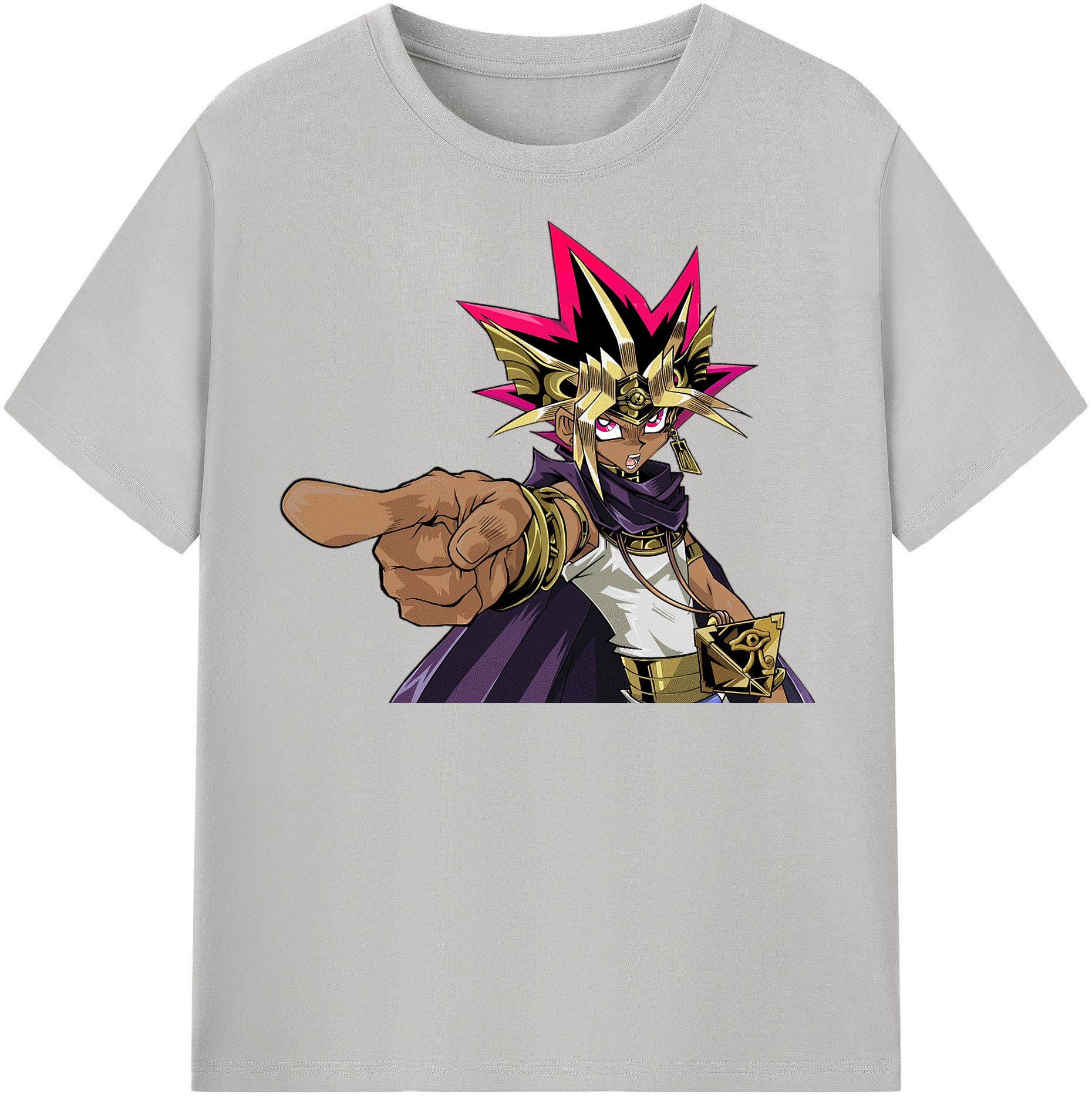 （画像用） 遊☆戯☆王 Yu-Gi-Oh! レディースカジュアルプリントTシャツ（綿100％）