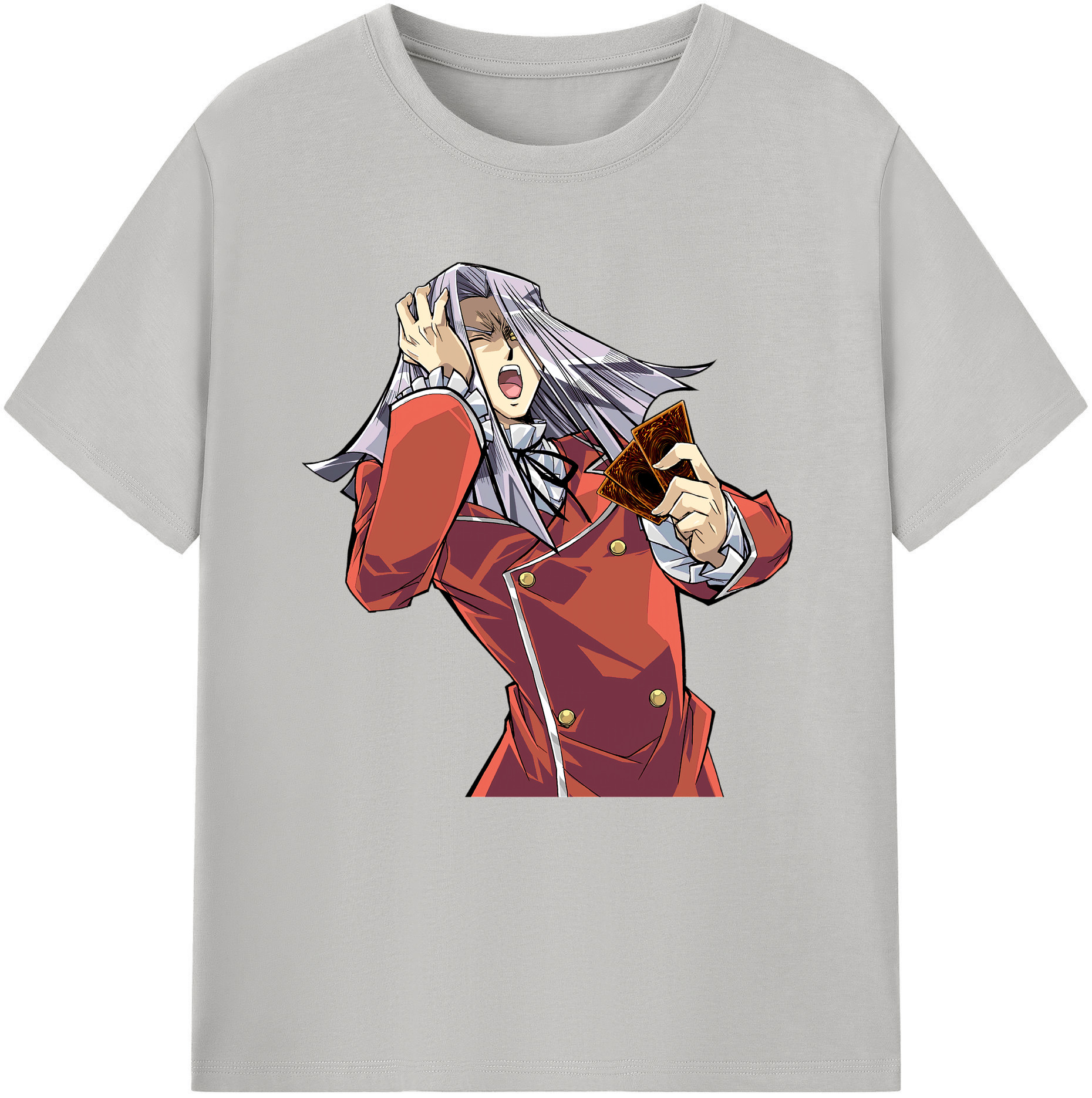 （画像用） 遊☆戯☆王 Yu-Gi-Oh! レディースカジュアルプリントTシャツ（綿100％）