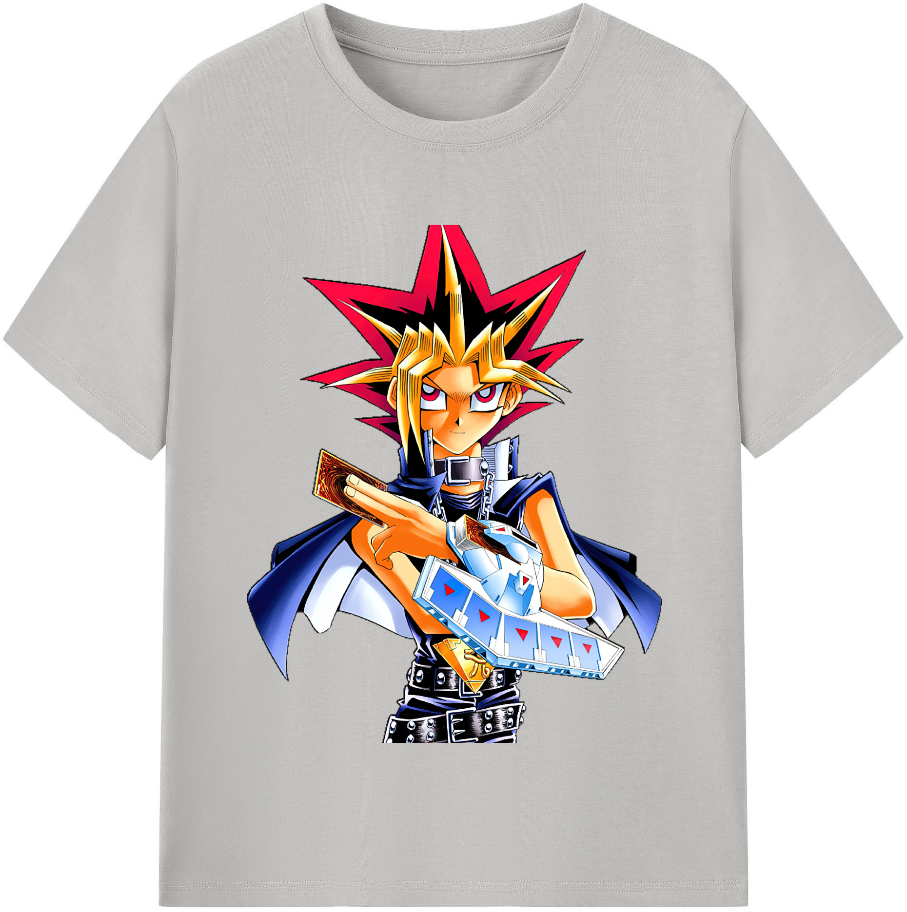 （画像用） 遊☆戯☆王 Yu-Gi-Oh! レディースカジュアルプリントTシャツ（綿100％）