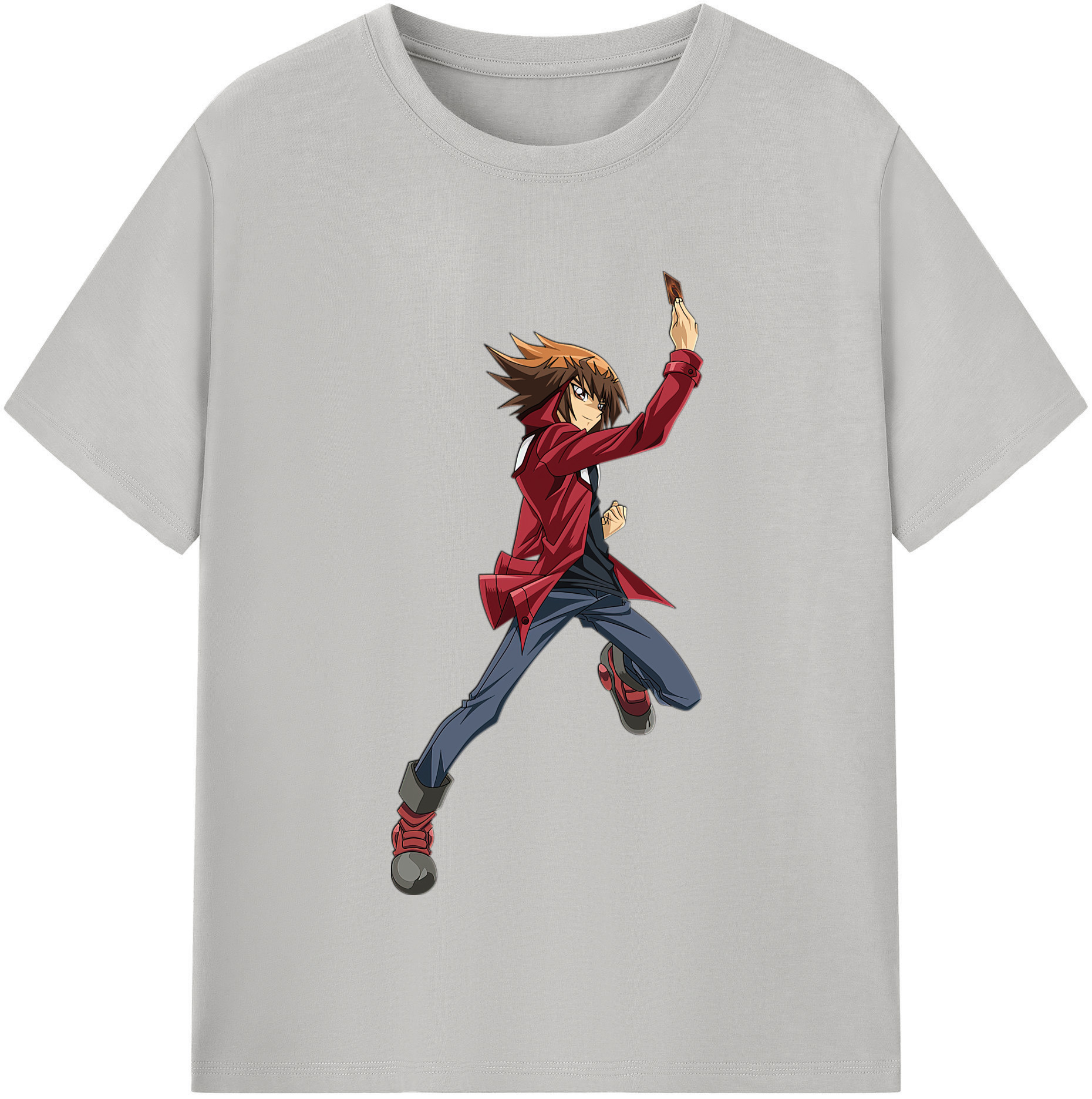 （画像用） 遊☆戯☆王 Yu-Gi-Oh! レディースカジュアルプリントTシャツ（綿100％）