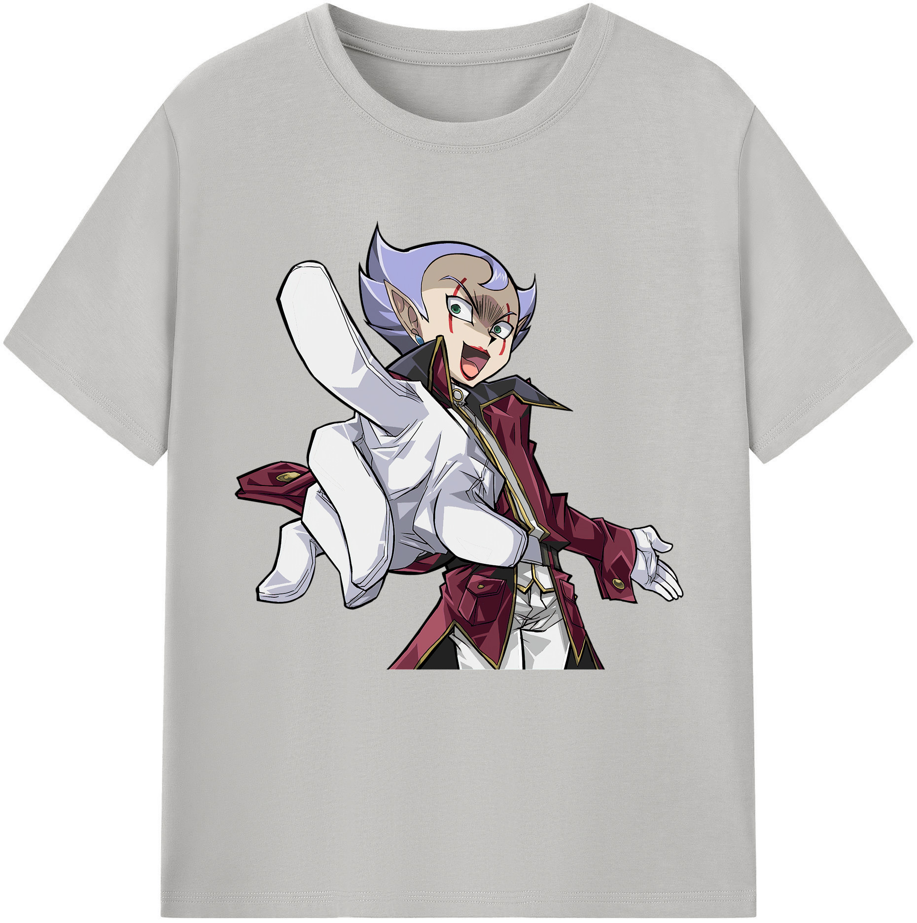 （画像用） 遊☆戯☆王 Yu-Gi-Oh! レディースカジュアルプリントTシャツ（綿100％）