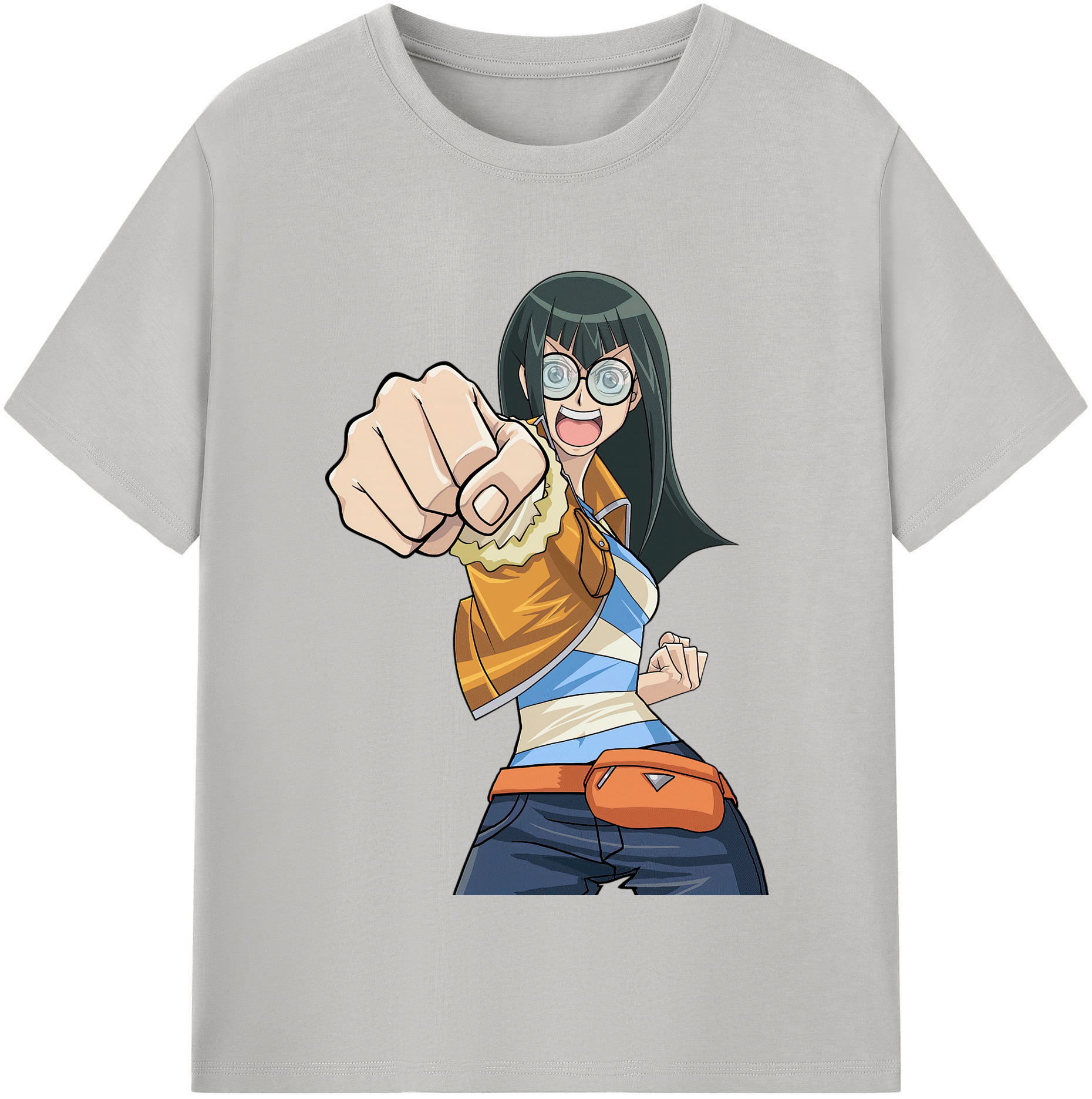 （画像用） 遊☆戯☆王 Yu-Gi-Oh! レディースカジュアルプリントTシャツ（綿100％）