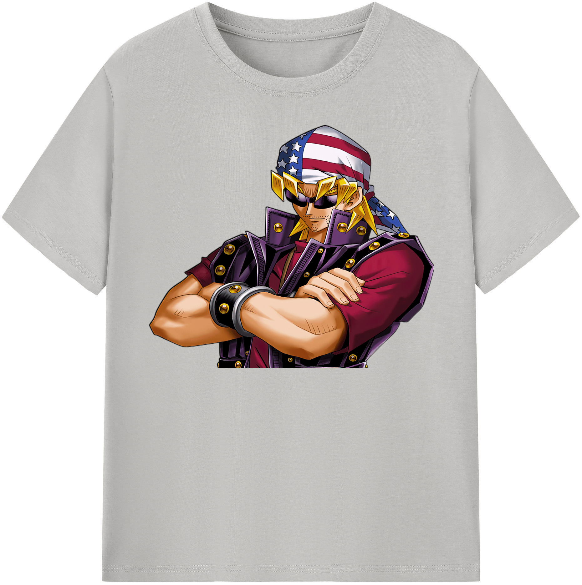 （画像用） 遊☆戯☆王 Yu-Gi-Oh! レディースカジュアルプリントTシャツ（綿100％）