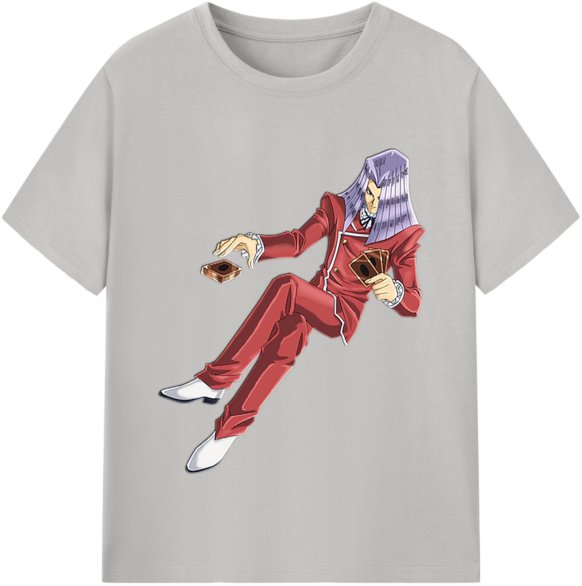 （画像用） 遊☆戯☆王 Yu-Gi-Oh! レディースカジュアルプリントTシャツ（綿100％）