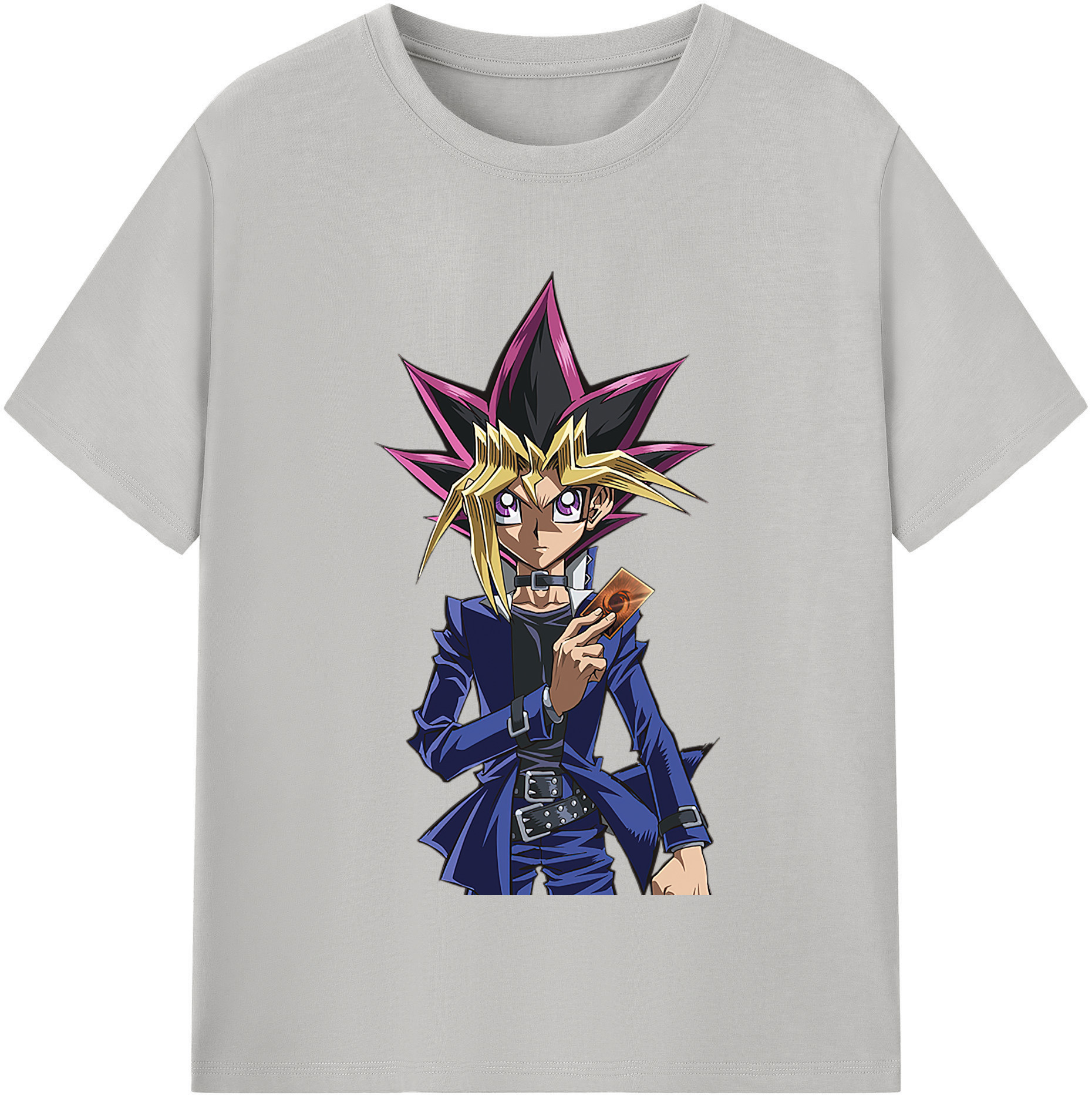 （画像用） 遊☆戯☆王 Yu-Gi-Oh! レディースカジュアルプリントTシャツ（綿100％）