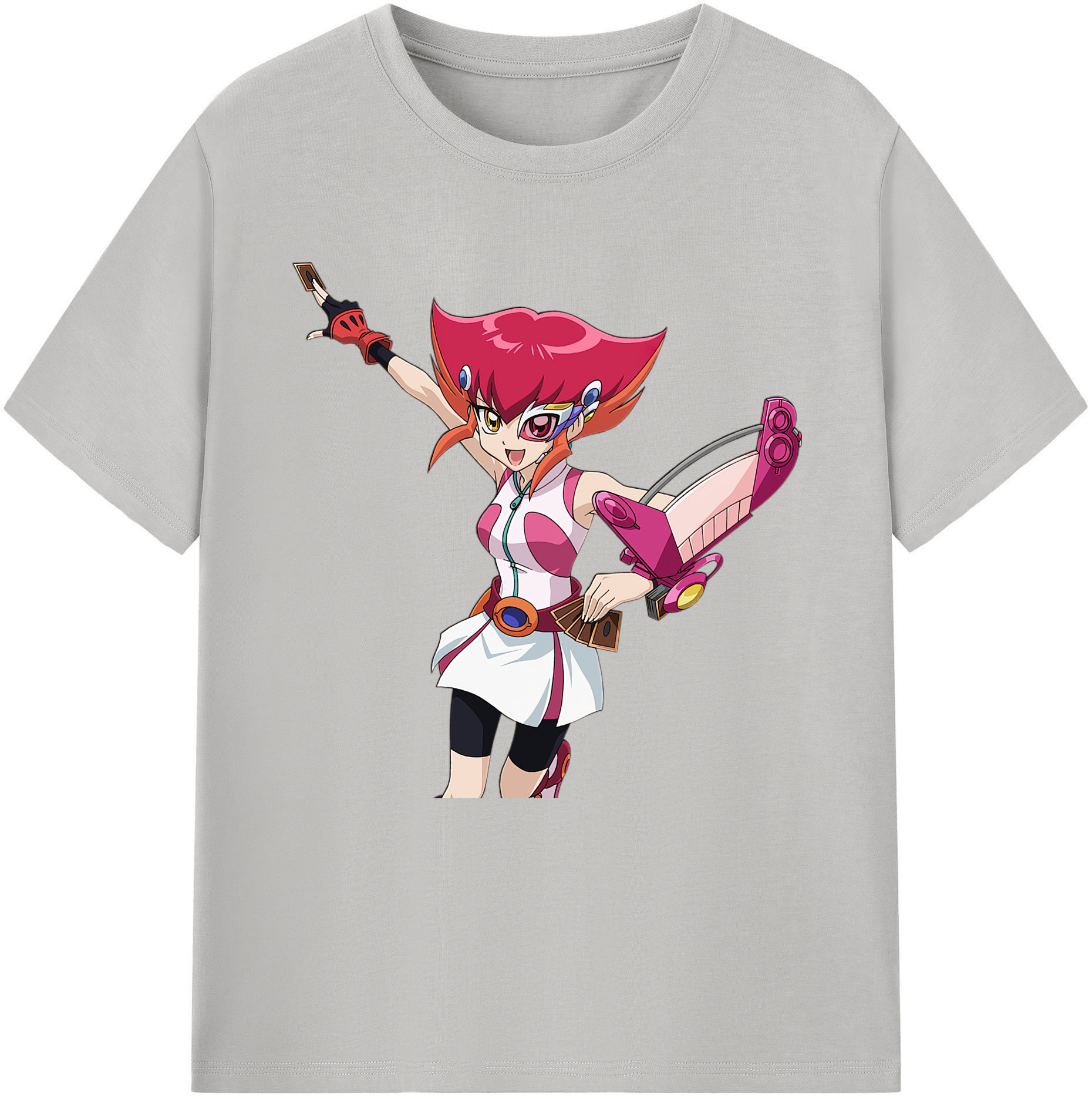 （画像用） 遊☆戯☆王 Yu-Gi-Oh! レディースカジュアルプリントTシャツ（綿100％）