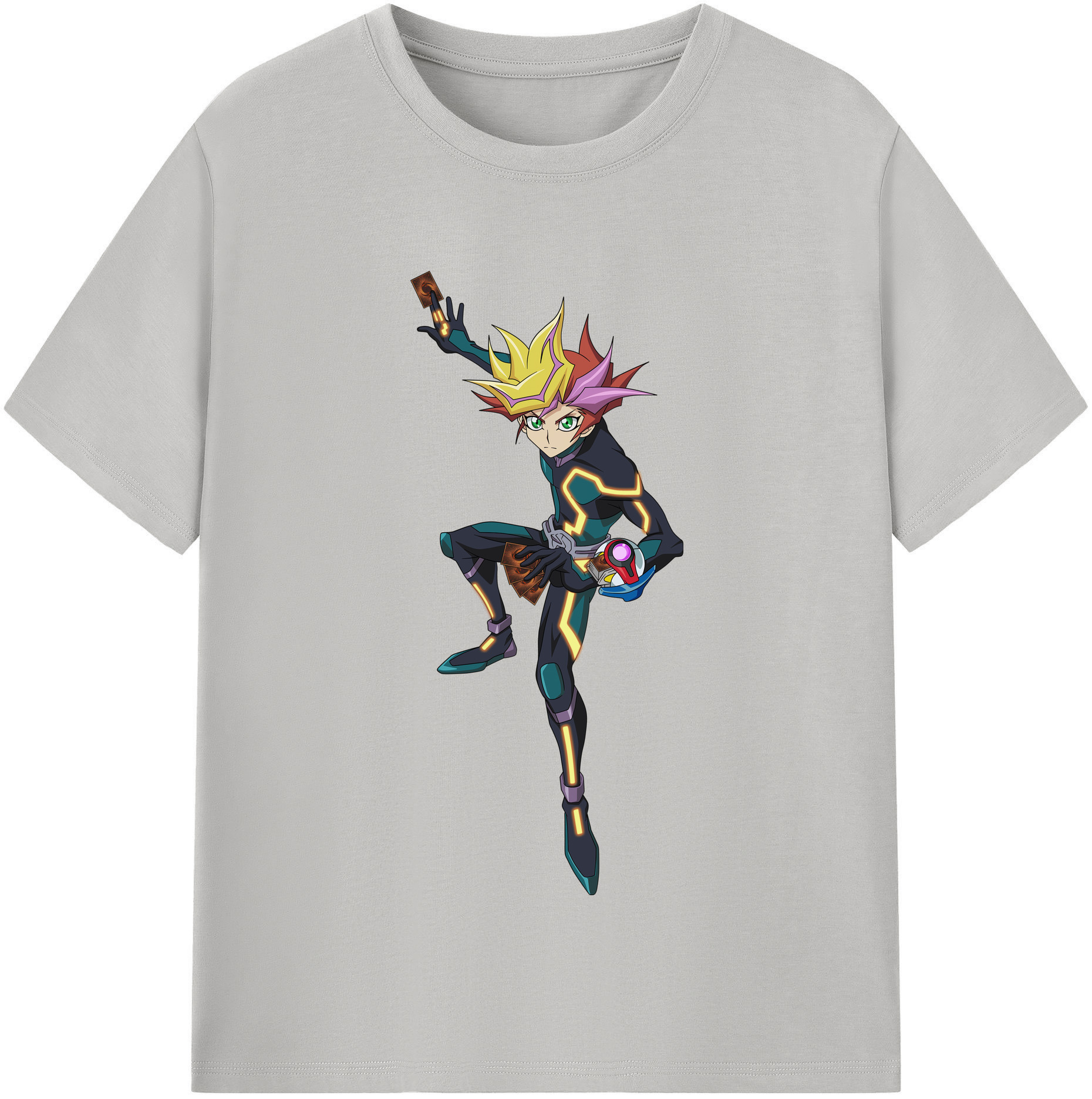 （画像用） 遊☆戯☆王 Yu-Gi-Oh! レディースカジュアルプリントTシャツ（綿100％）
