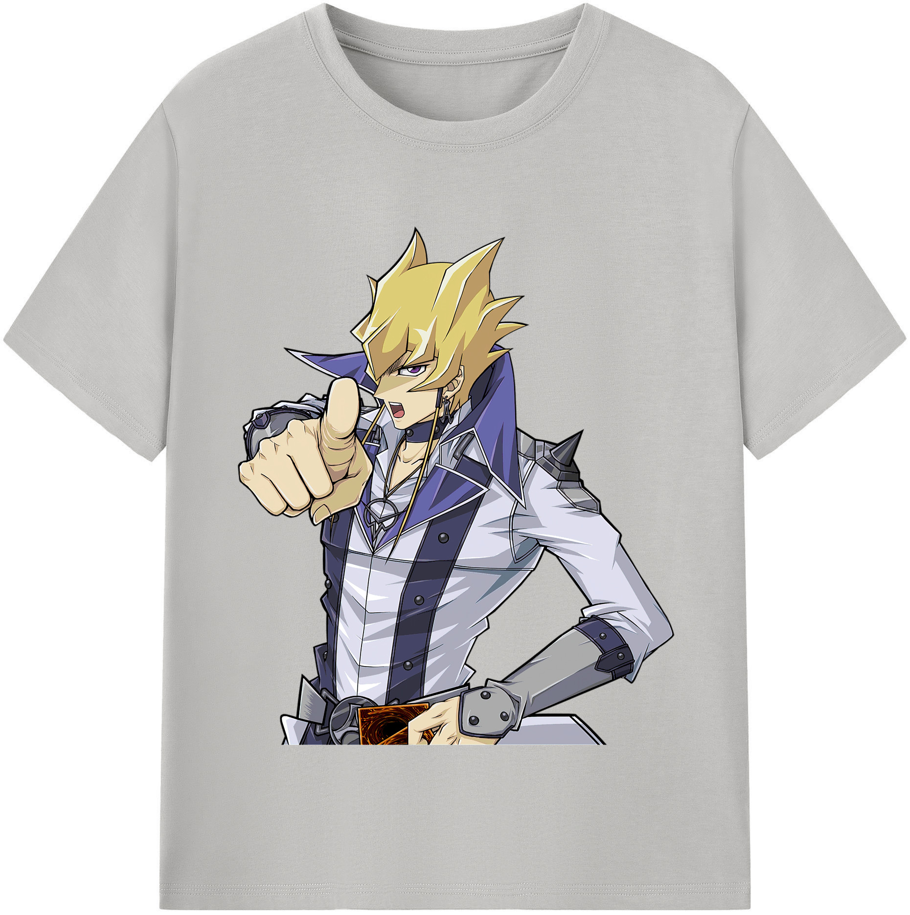 （画像用） 遊☆戯☆王 Yu-Gi-Oh! レディースカジュアルプリントTシャツ（綿100％）