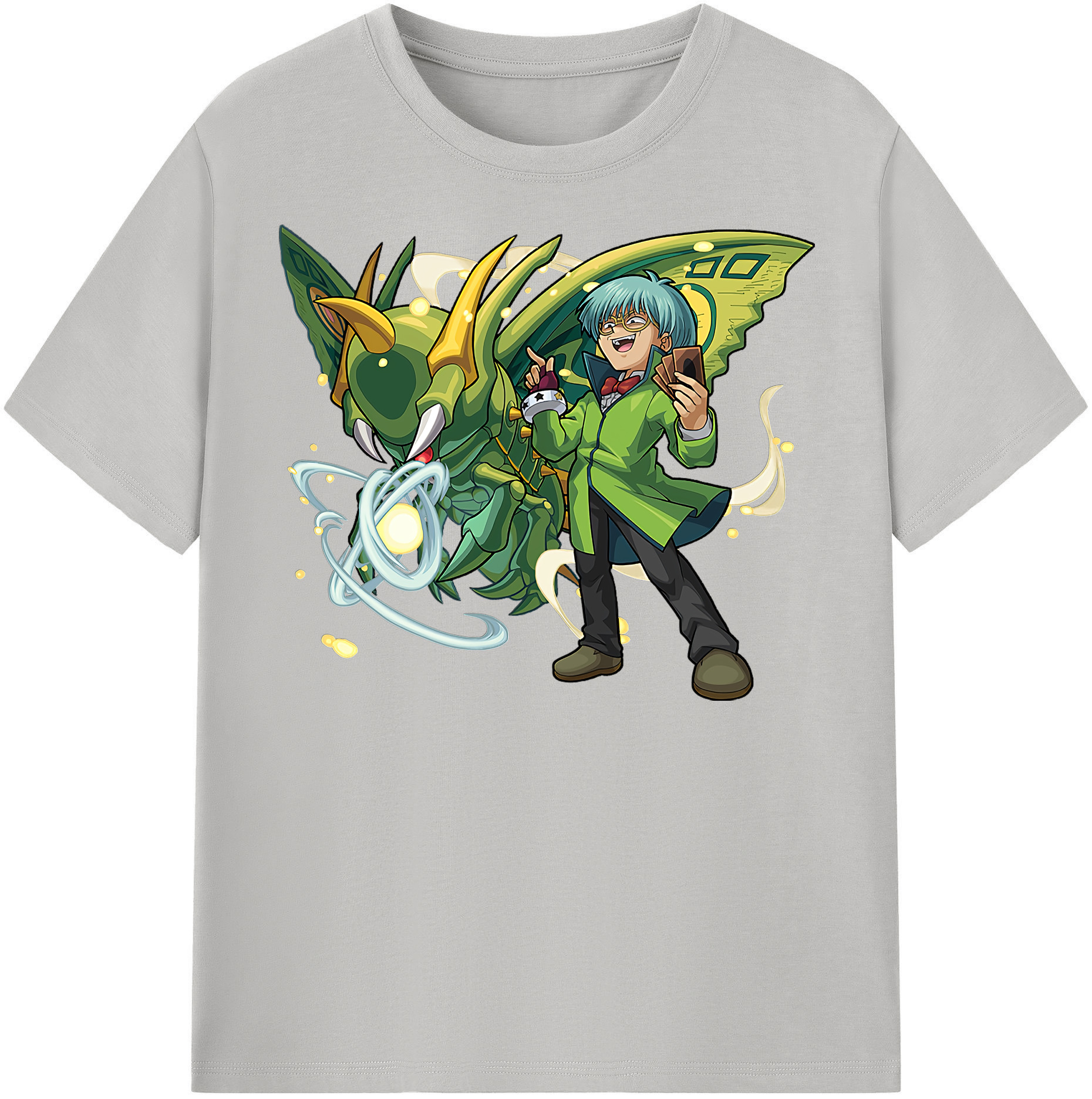 （画像用） 遊☆戯☆王 Yu-Gi-Oh! レディースカジュアルプリントTシャツ（綿100％）