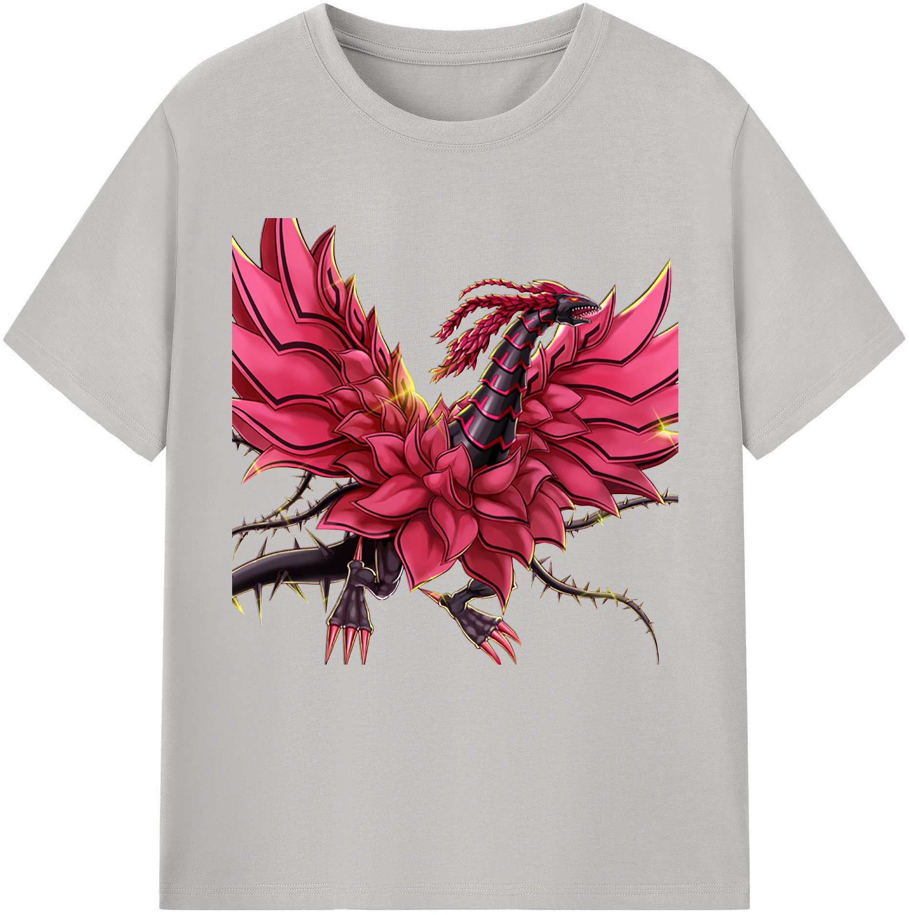 （画像用） 遊☆戯☆王 Yu-Gi-Oh! レディースカジュアルプリントTシャツ（綿100％）