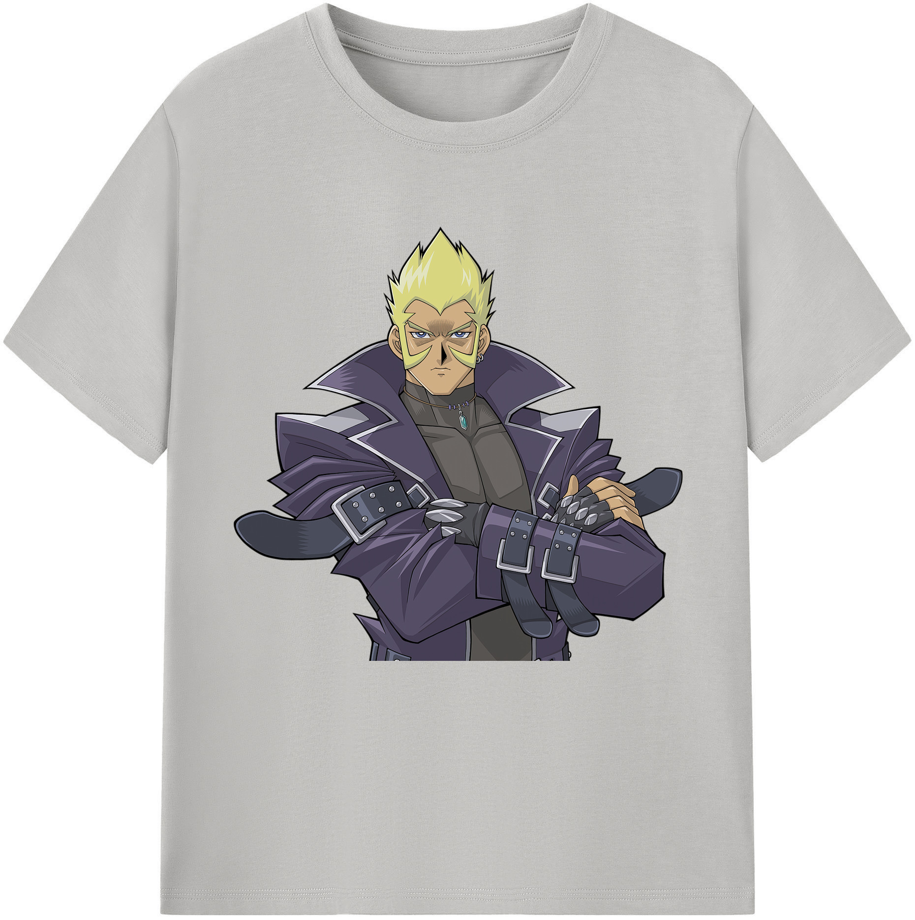（画像用） 遊☆戯☆王 Yu-Gi-Oh! レディースカジュアルプリントTシャツ（綿100％）