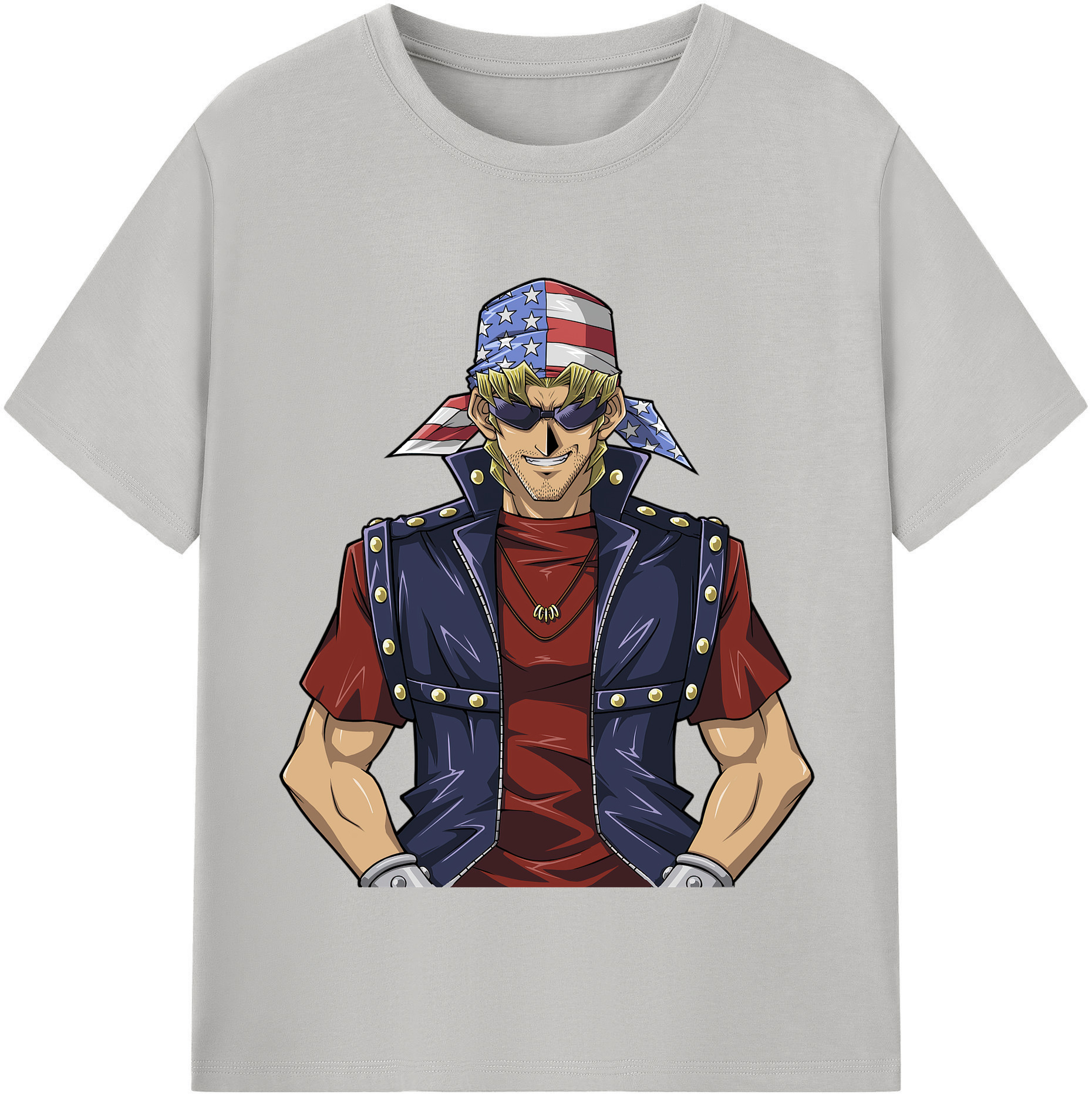 （画像用） 遊☆戯☆王 Yu-Gi-Oh! レディースカジュアルプリントTシャツ（綿100％）
