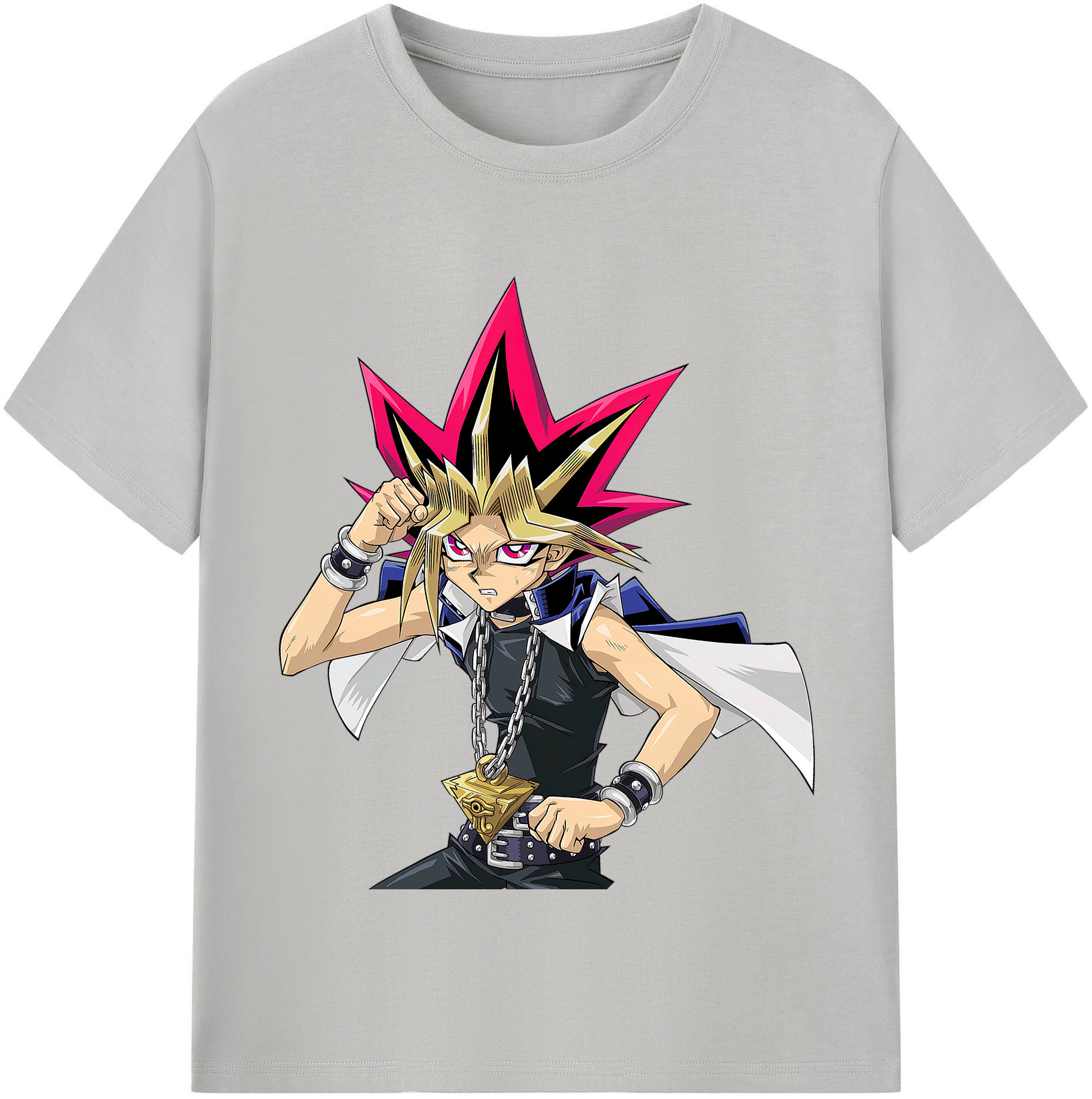 （画像用） 遊☆戯☆王 Yu-Gi-Oh! レディースカジュアルプリントTシャツ（綿100％）