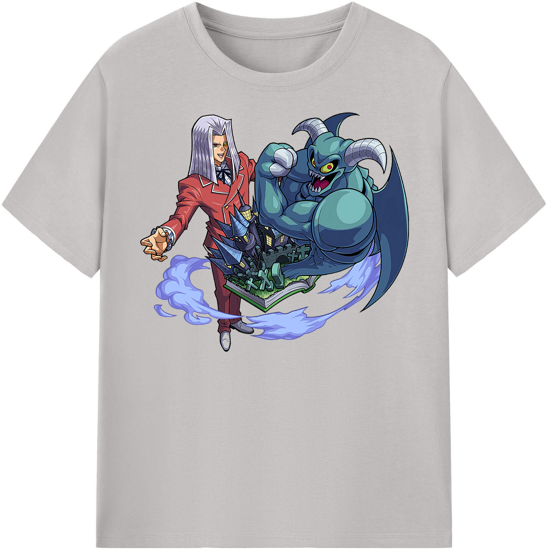 （画像用） 遊☆戯☆王 Yu-Gi-Oh! レディースカジュアルプリントTシャツ（綿100％）