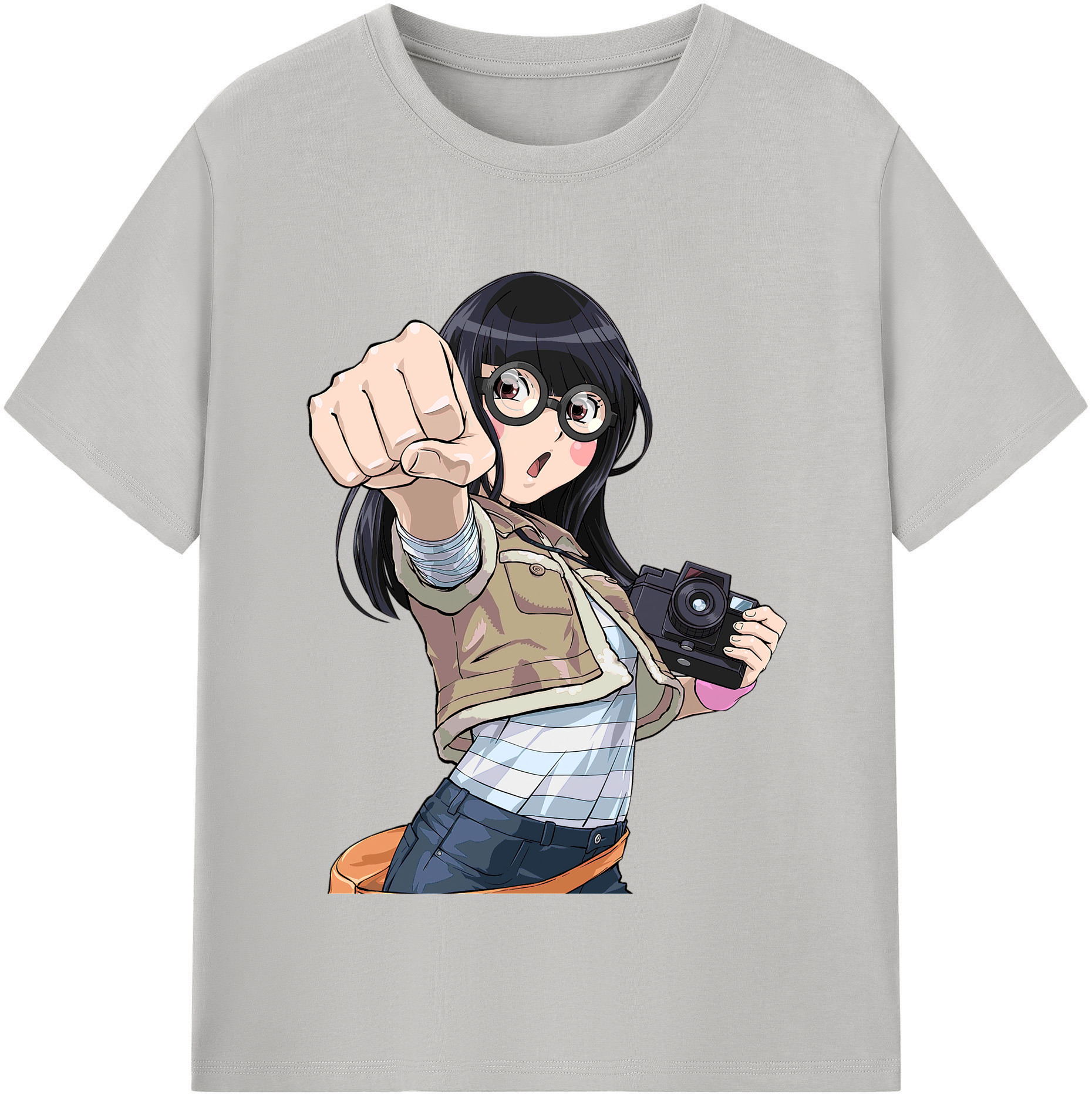 （画像用） 遊☆戯☆王 Yu-Gi-Oh! レディースカジュアルプリントTシャツ（綿100％）