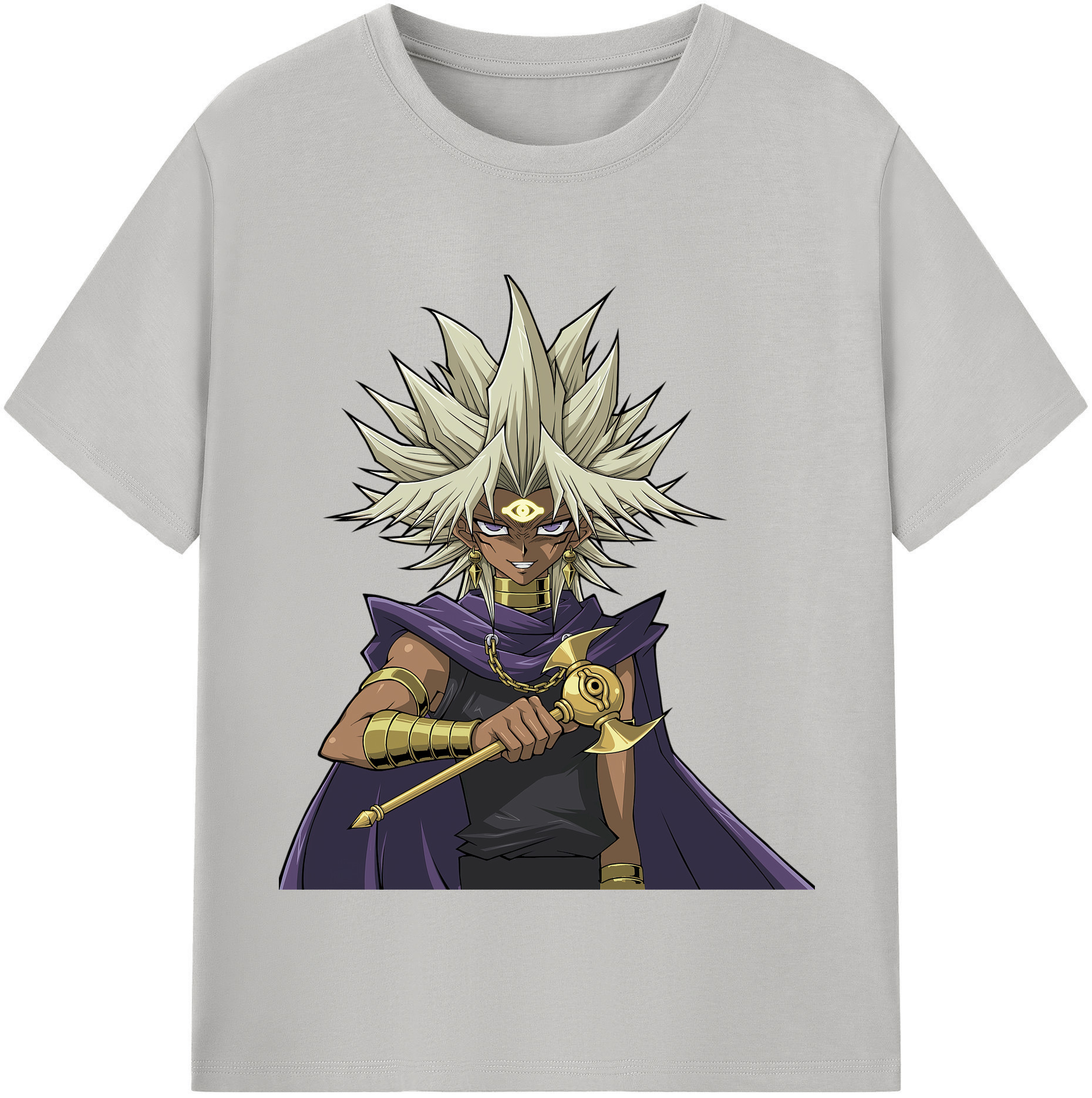 （画像用） 遊☆戯☆王 Yu-Gi-Oh! レディースカジュアルプリントTシャツ（綿100％）