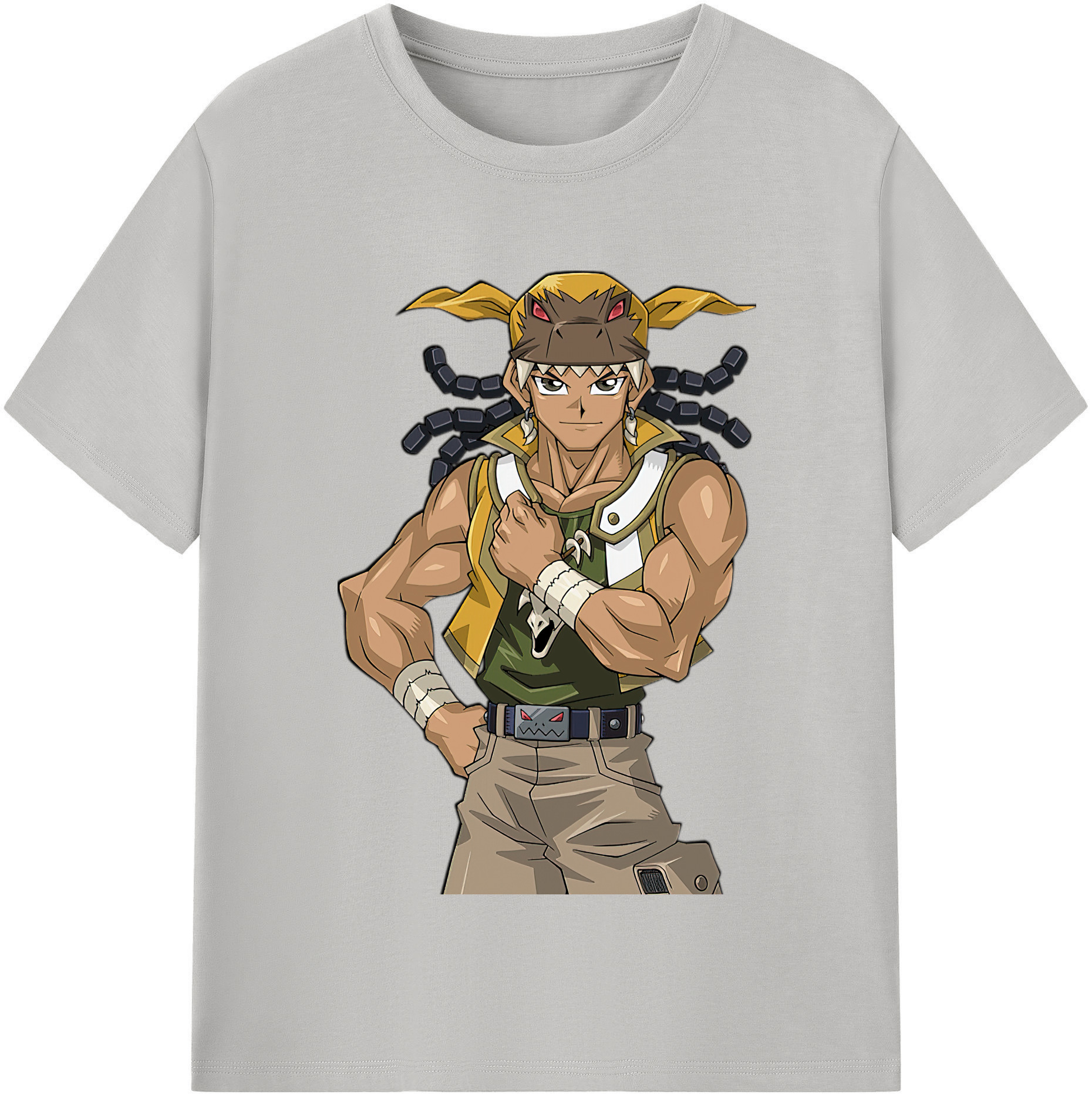 （画像用） 遊☆戯☆王 Yu-Gi-Oh! レディースカジュアルプリントTシャツ（綿100％）