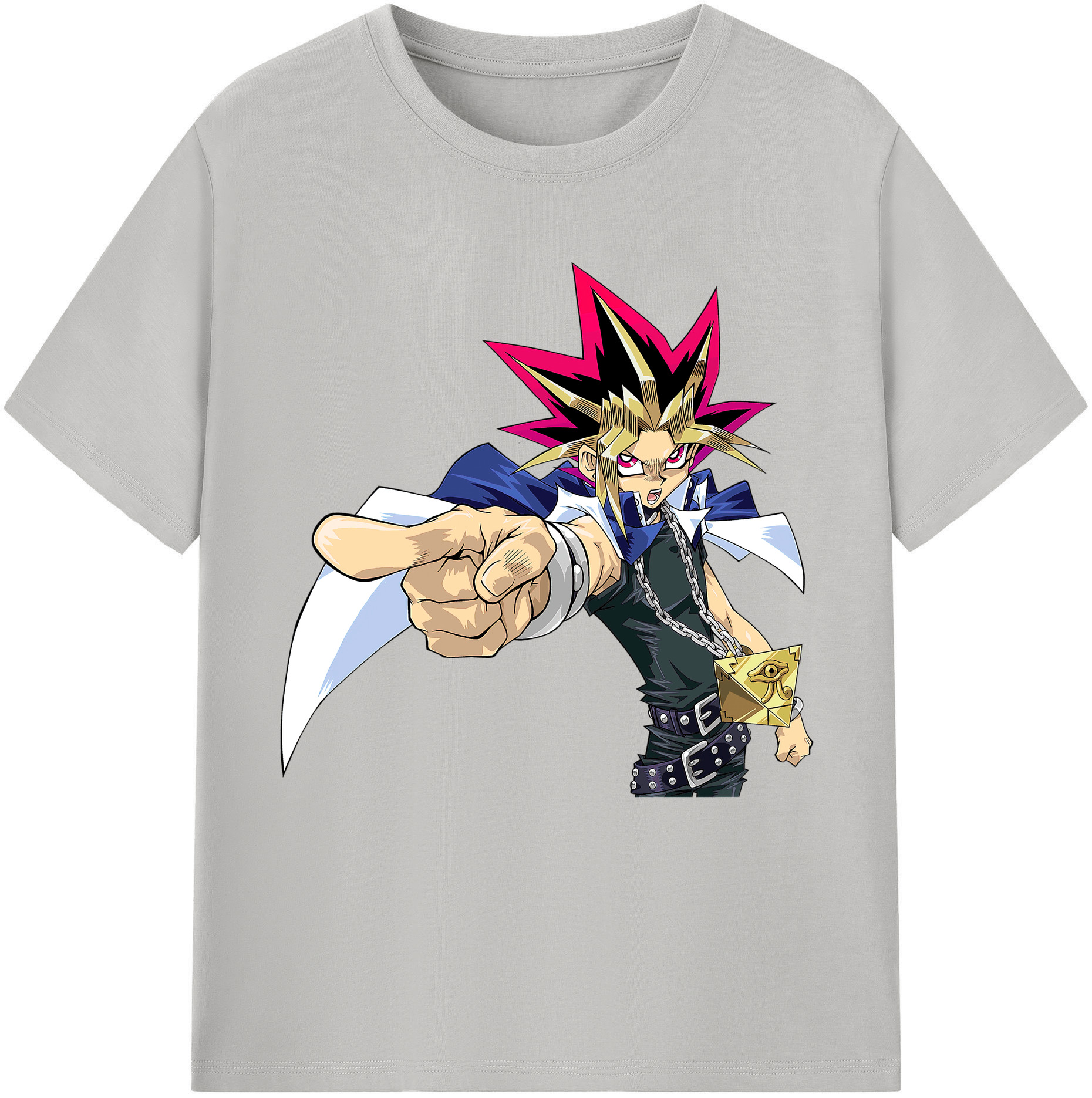 （画像用） 遊☆戯☆王 Yu-Gi-Oh! レディースカジュアルプリントTシャツ（綿100％）
