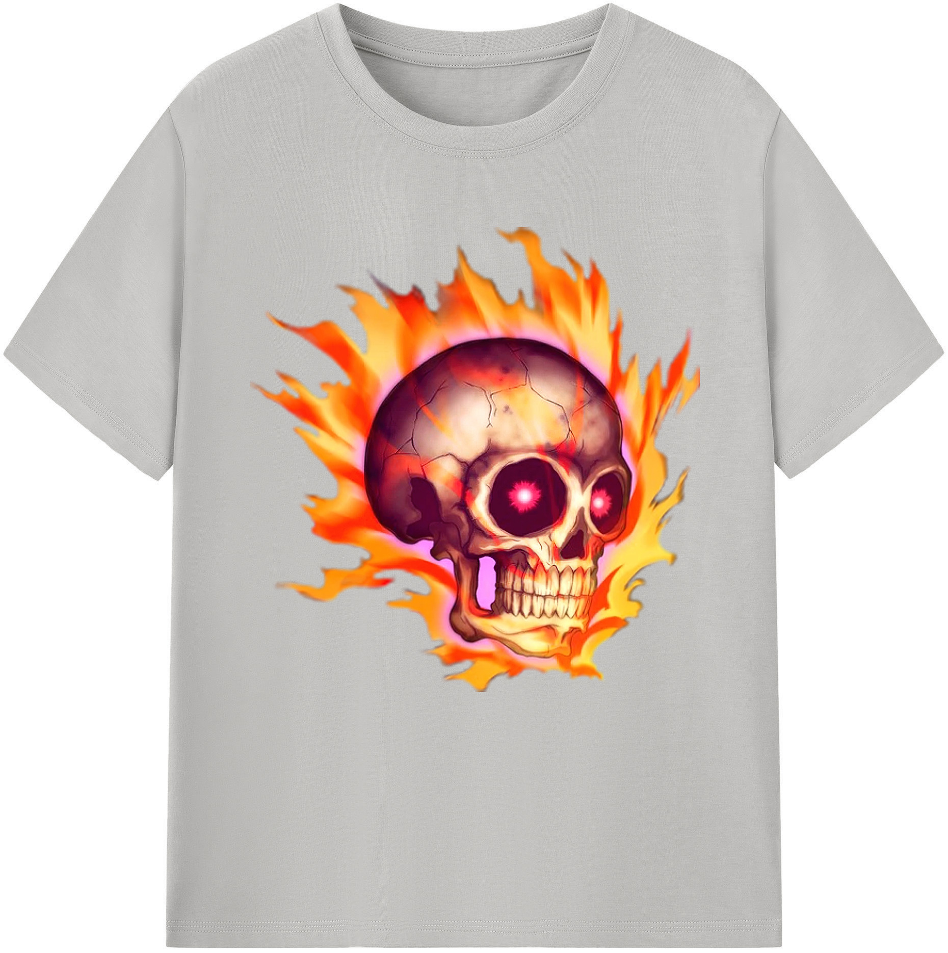 （画像用） 遊☆戯☆王 Yu-Gi-Oh! レディースカジュアルプリントTシャツ（綿100％）