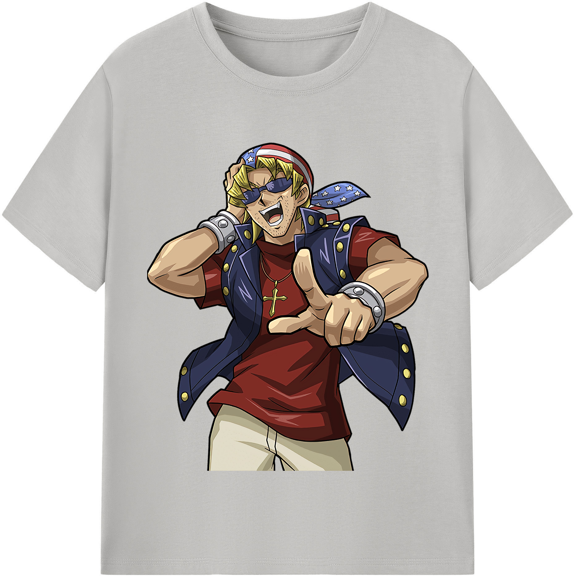 （画像用） 遊☆戯☆王 Yu-Gi-Oh! レディースカジュアルプリントTシャツ（綿100％）