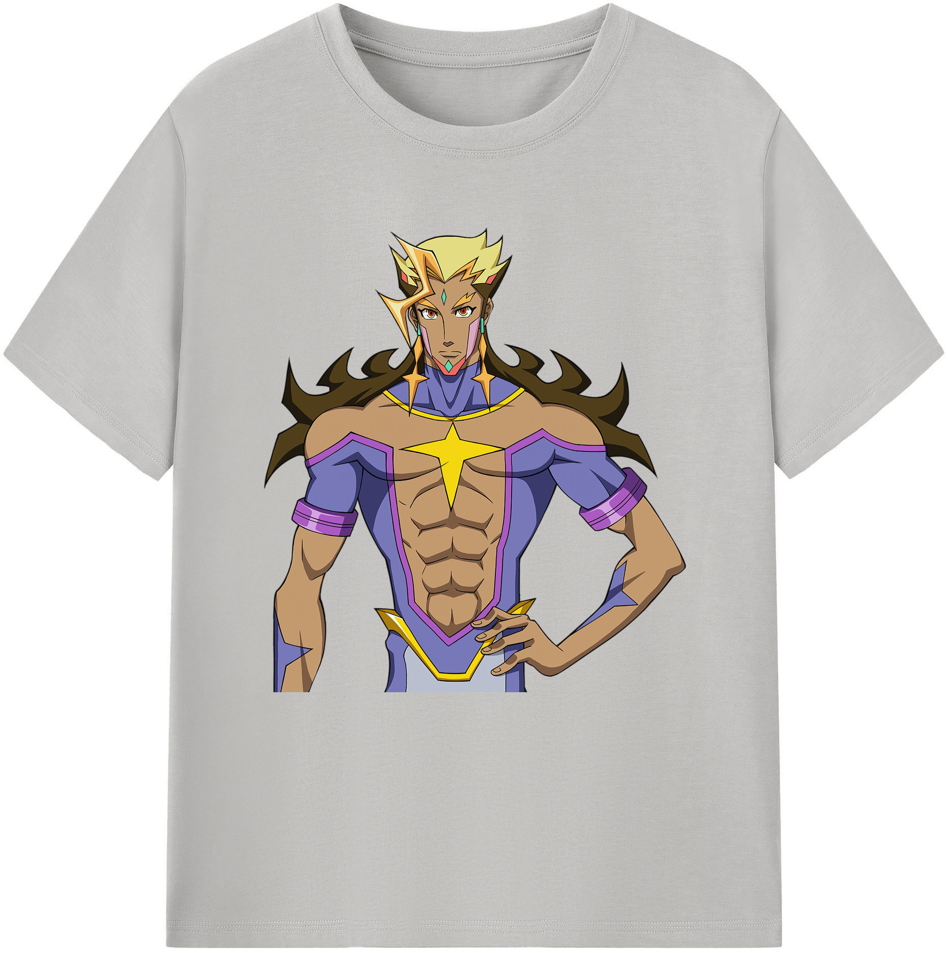 （画像用） 遊☆戯☆王 Yu-Gi-Oh! レディースカジュアルプリントTシャツ（綿100％）