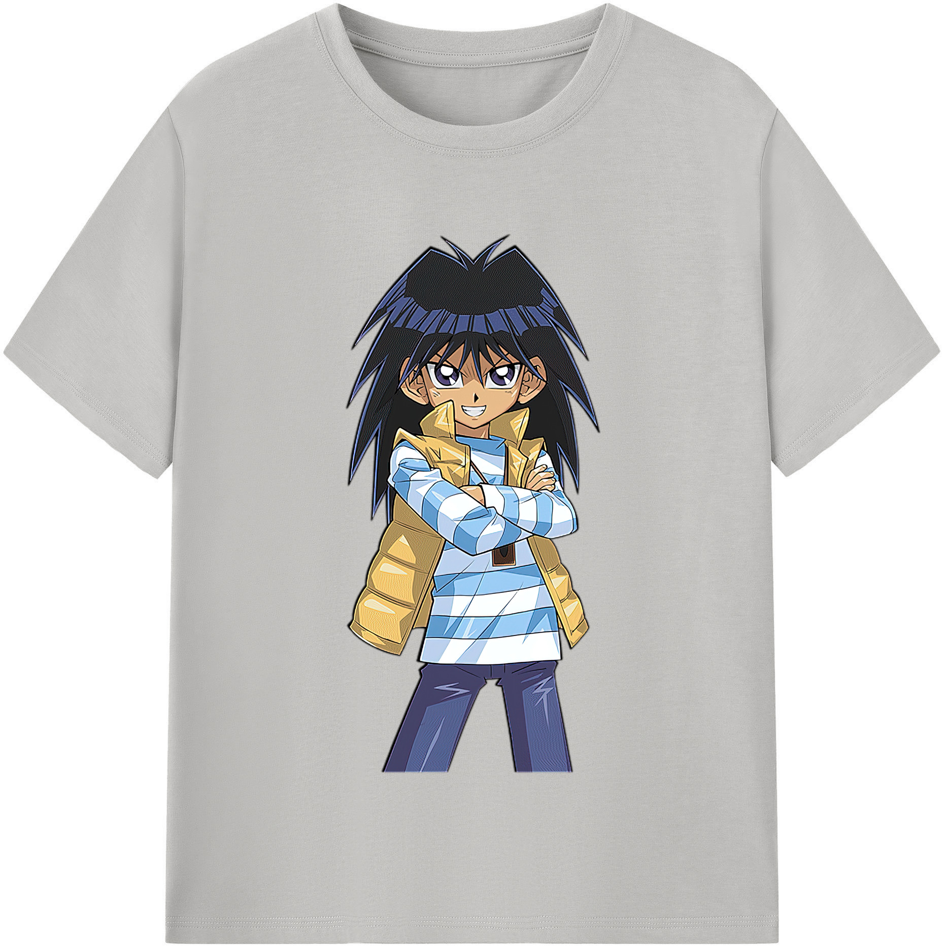 （画像用） 遊☆戯☆王 Yu-Gi-Oh! レディースカジュアルプリントTシャツ（綿100％）