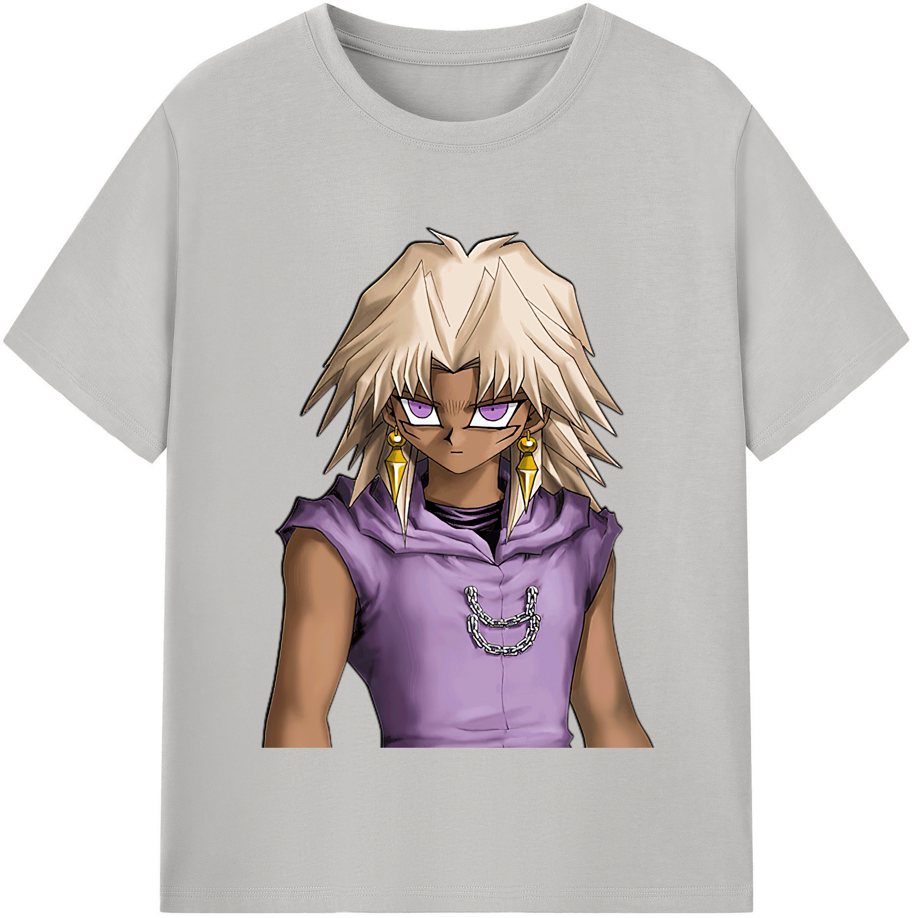 （画像用） 遊☆戯☆王 Yu-Gi-Oh! レディースカジュアルプリントTシャツ（綿100％）