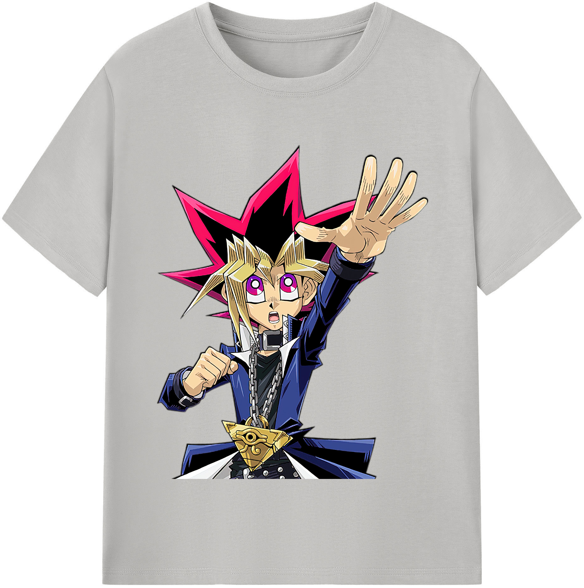 （画像用） 遊☆戯☆王 Yu-Gi-Oh! レディースカジュアルプリントTシャツ（綿100％）