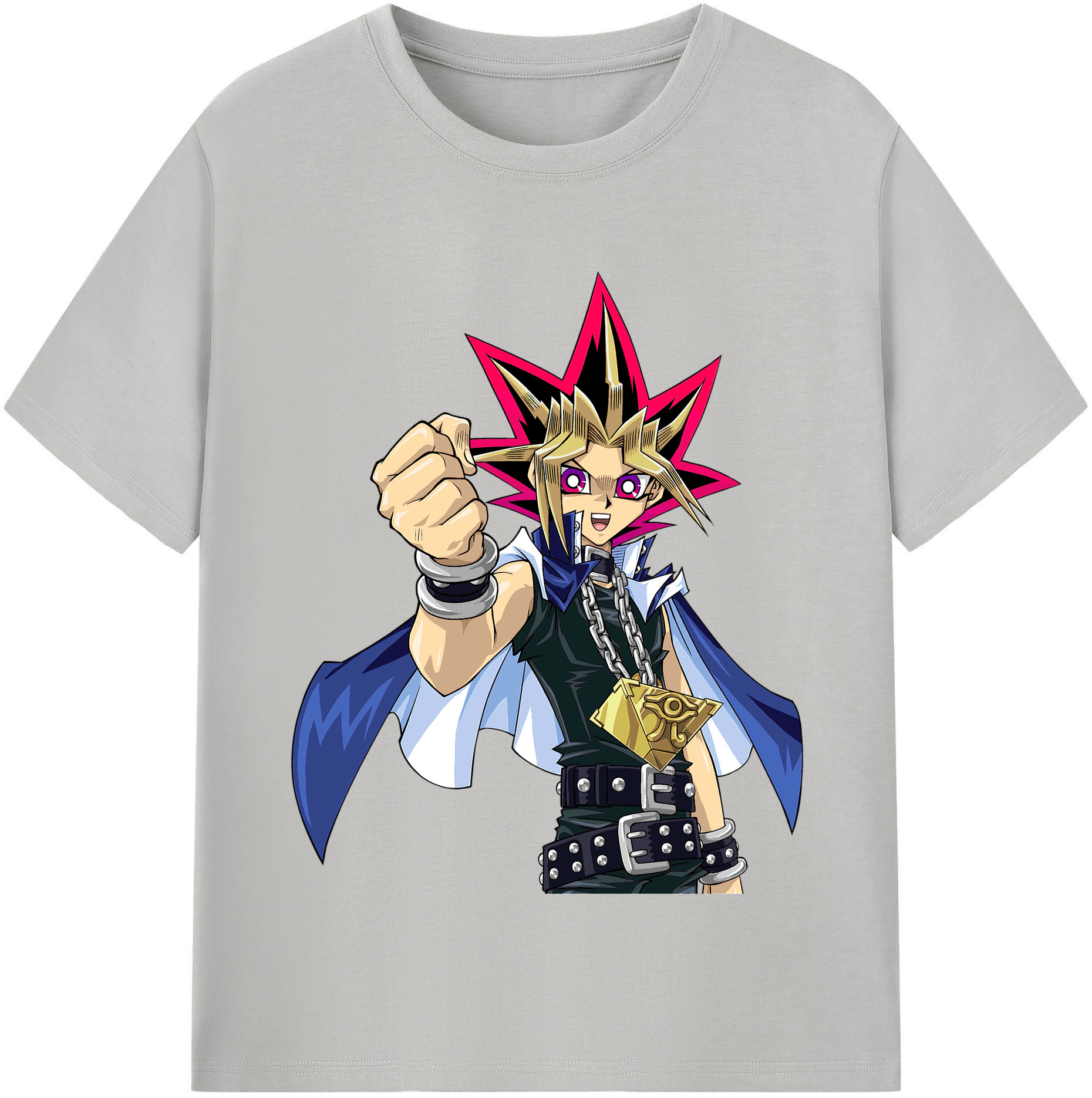 （画像用） 遊☆戯☆王 Yu-Gi-Oh! レディースカジュアルプリントTシャツ（綿100％）