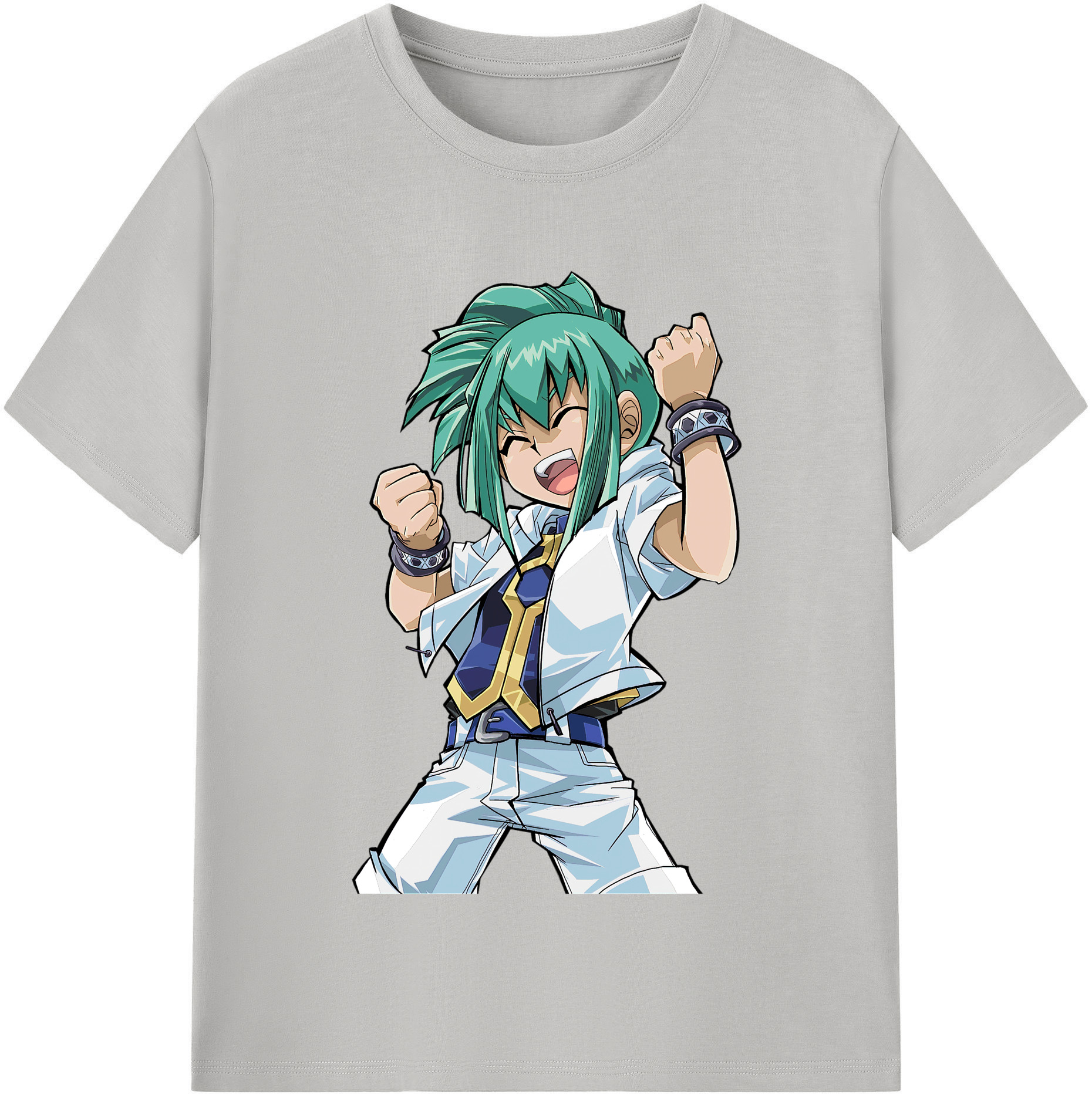 （画像用） 遊☆戯☆王 Yu-Gi-Oh! レディースカジュアルプリントTシャツ（綿100％）