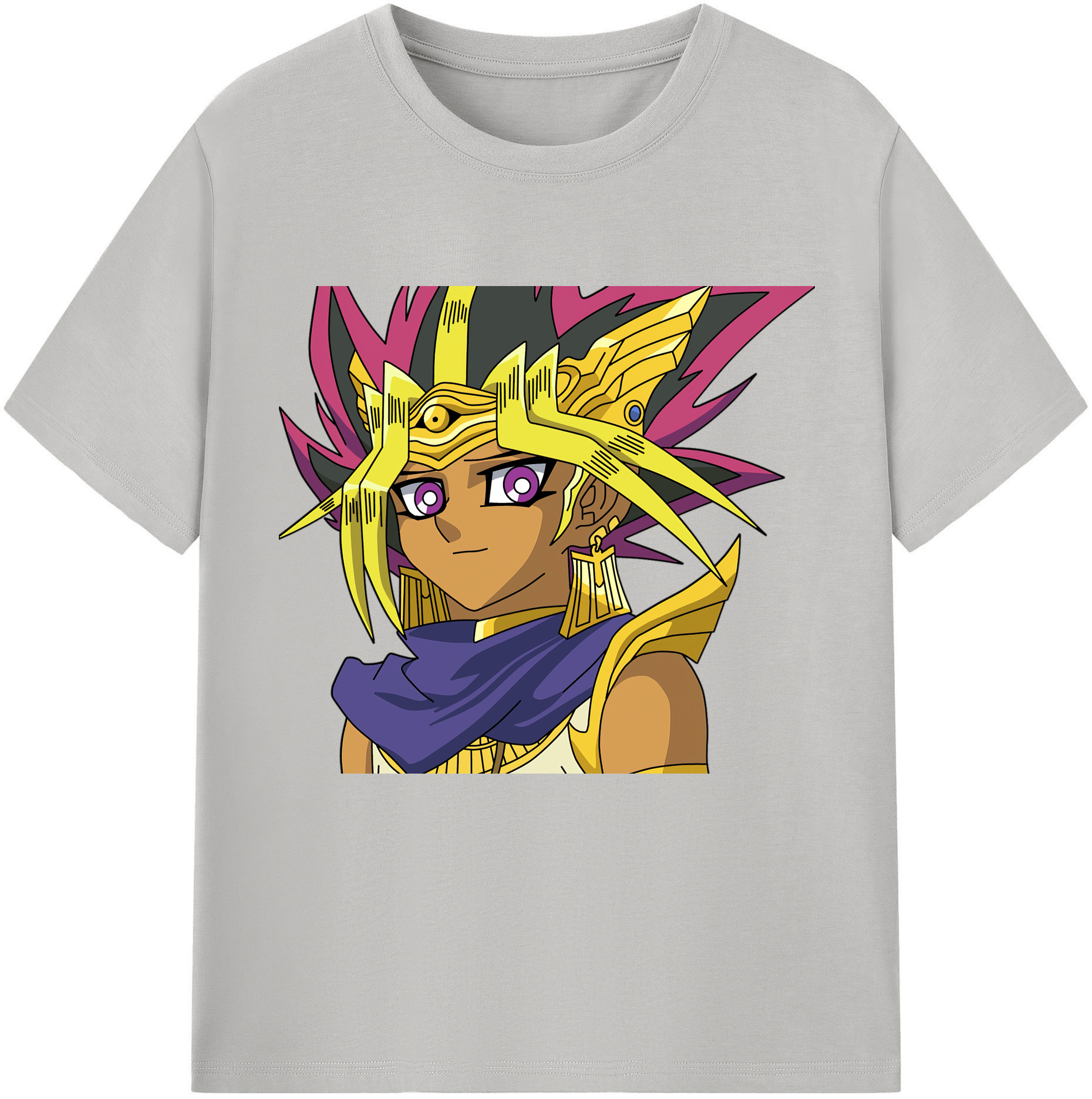 （画像用） 遊☆戯☆王 Yu-Gi-Oh! レディースカジュアルプリントTシャツ（綿100％）