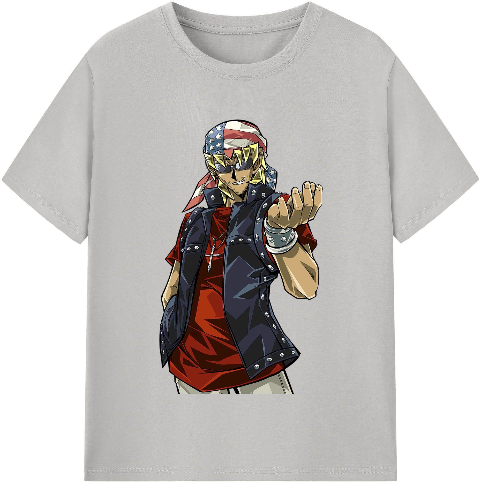 （画像用） 遊☆戯☆王 Yu-Gi-Oh! レディースカジュアルプリントTシャツ（綿100％）