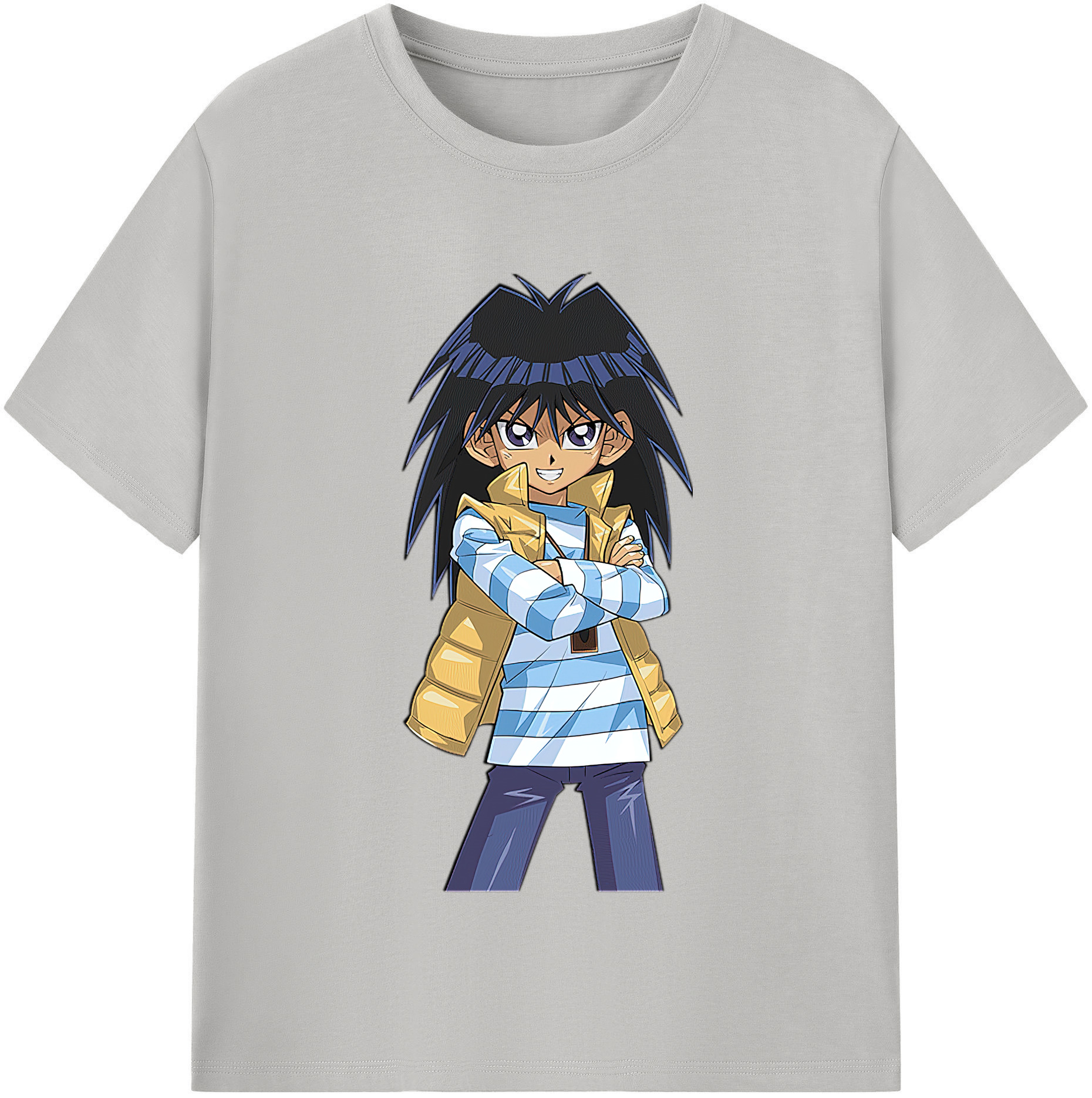 （画像用） 遊☆戯☆王 Yu-Gi-Oh! レディースカジュアルプリントTシャツ（綿100％）