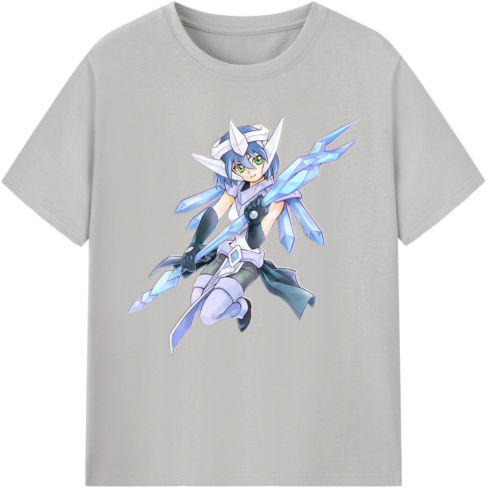 （画像用） 遊☆戯☆王 Yu-Gi-Oh! レディースカジュアルプリントTシャツ（綿100％）