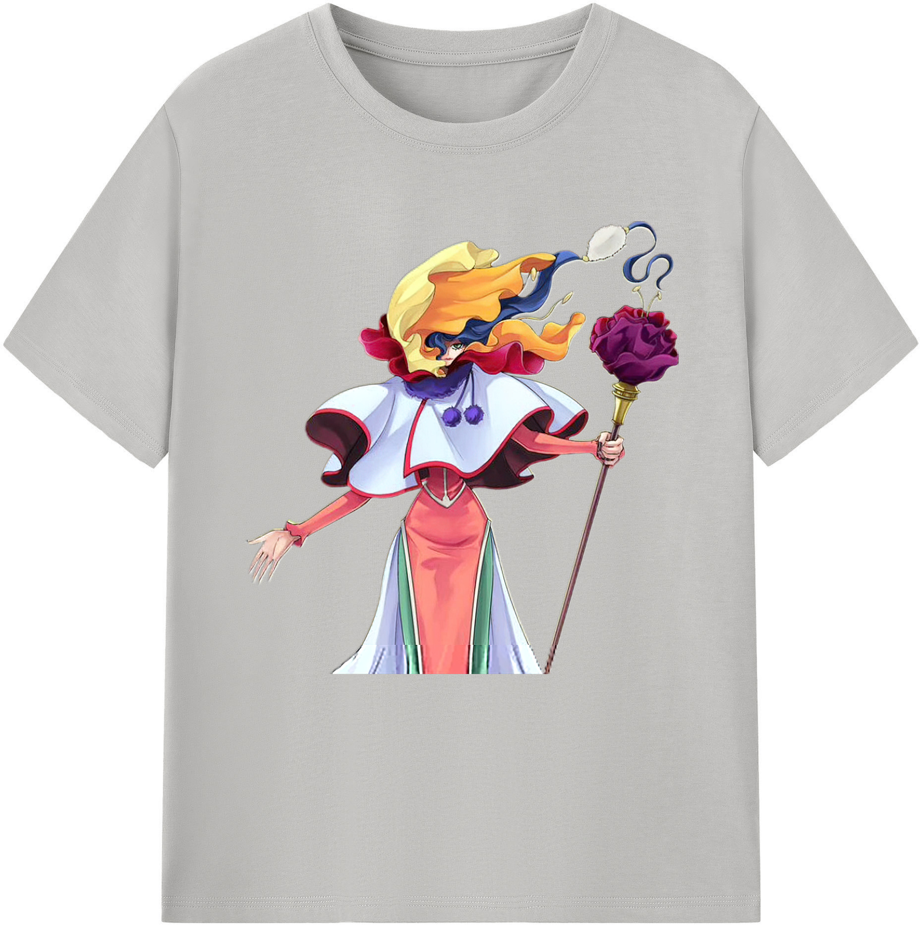 （画像用） 遊☆戯☆王 Yu-Gi-Oh! レディースカジュアルプリントTシャツ（綿100％）