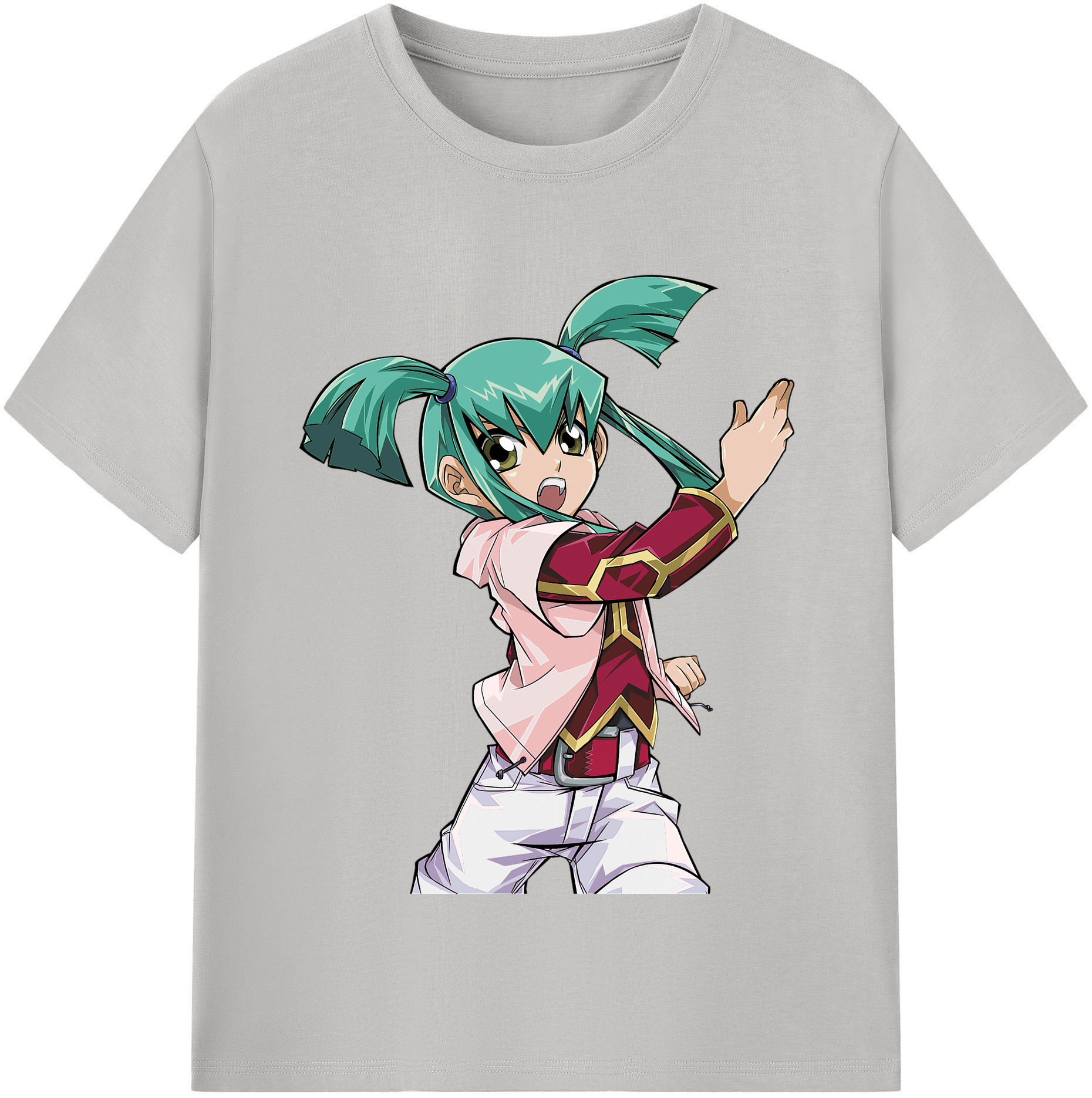 （画像用） 遊☆戯☆王 Yu-Gi-Oh! レディースカジュアルプリントTシャツ（綿100％）
