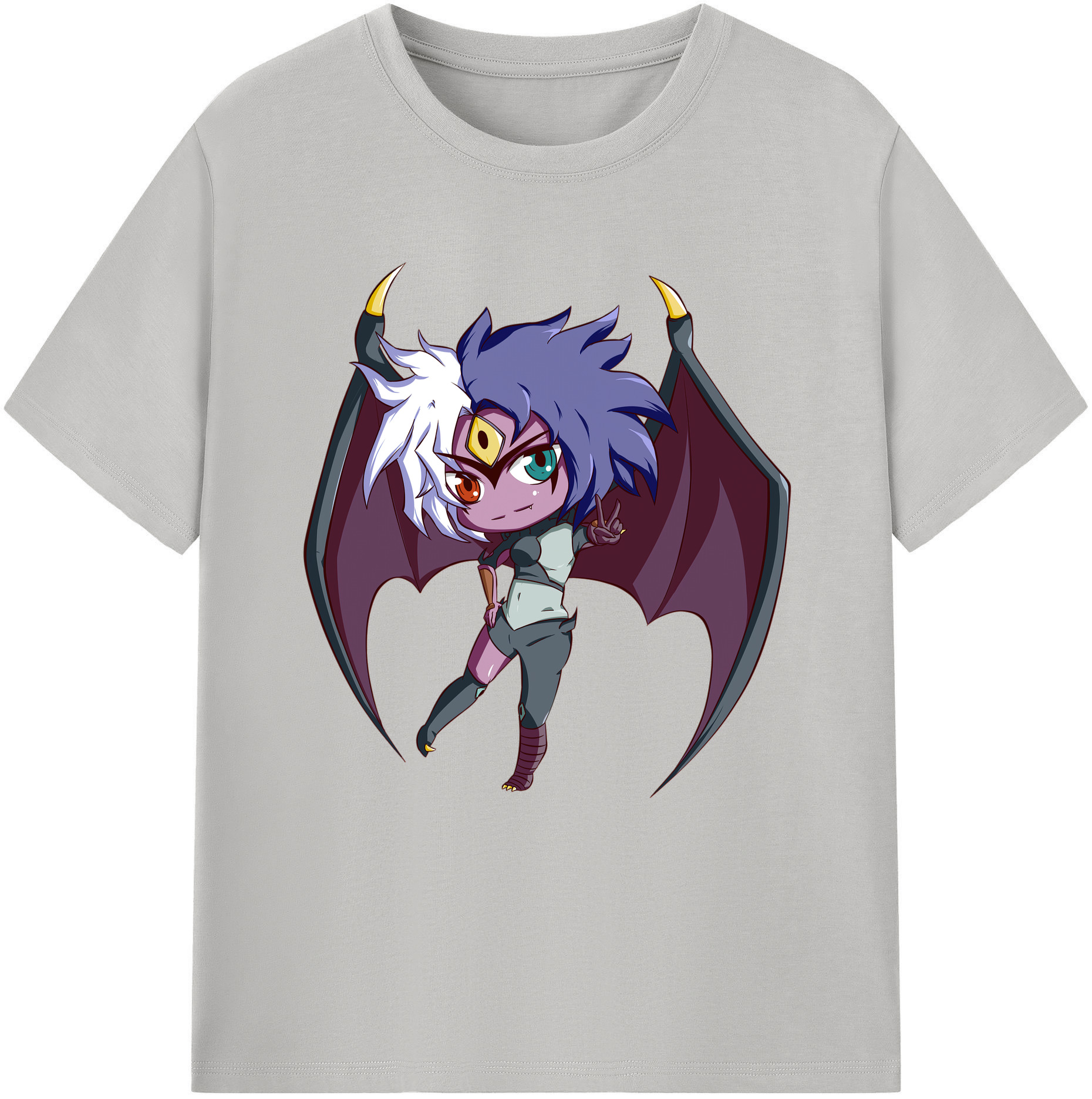 （画像用） 遊☆戯☆王 Yu-Gi-Oh! レディースカジュアルプリントTシャツ（綿100％）
